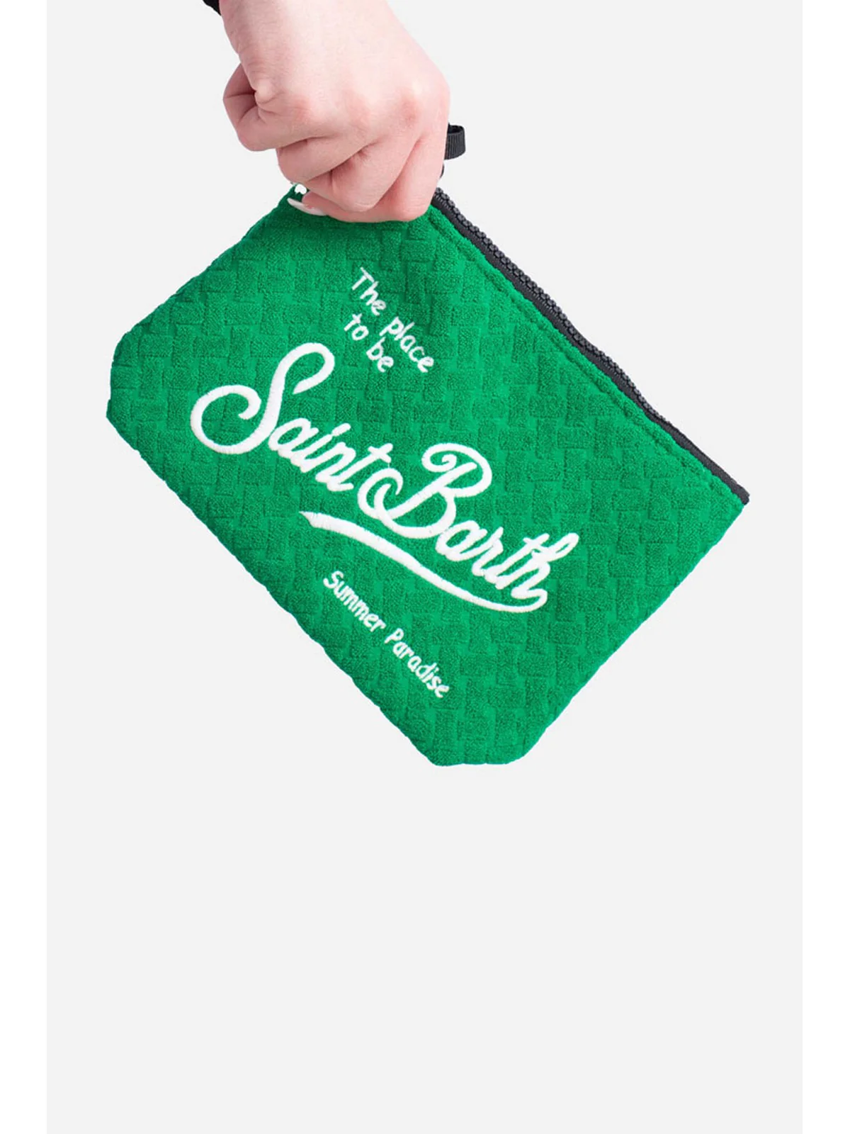 MC2 SAINT BARTH Pochette Uomo  ALINE SPONGE 01733F Verde - Image 4