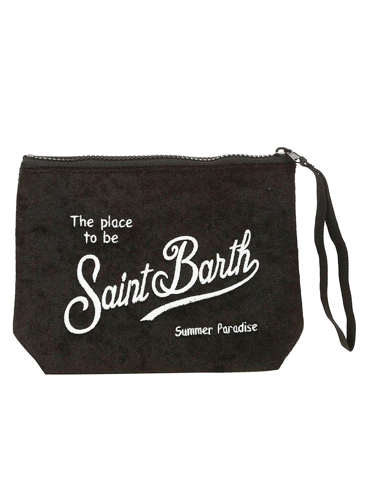 MC2 SAINT BARTH Pochette Uomo  ALINE SPONGE 03841F Nero - Image 2