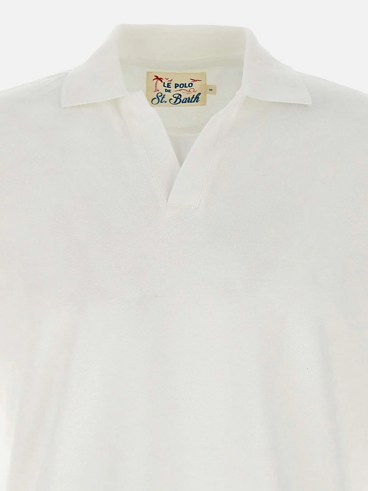 MC2 SAINT BARTH Polo Uomo  CHARLES 00032H 01N WHITE - Image 4