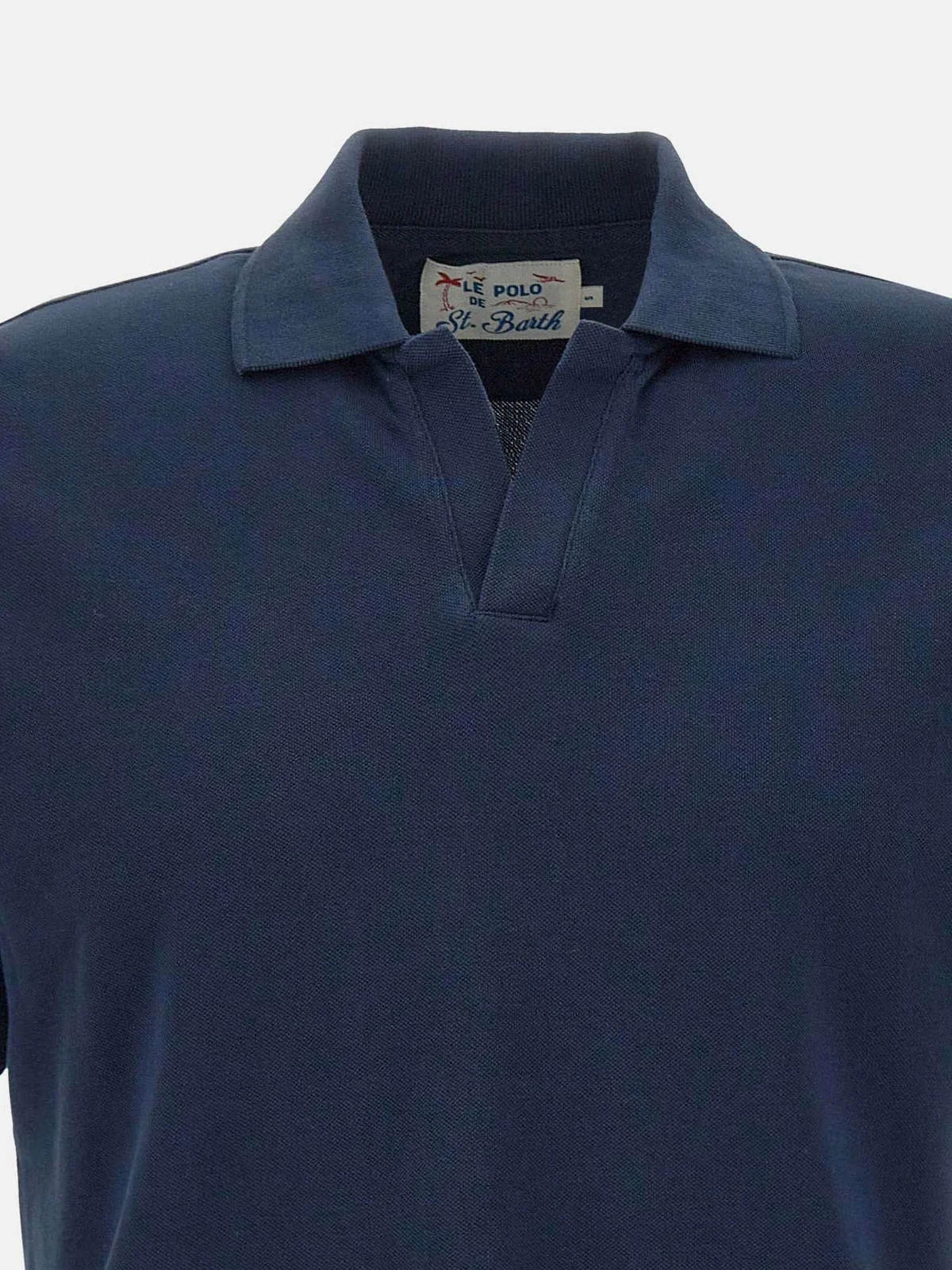 MC2 SAINT BARTH Polo Uomo  CHARLES 00151H 61 BLUE NAVY - Image 4