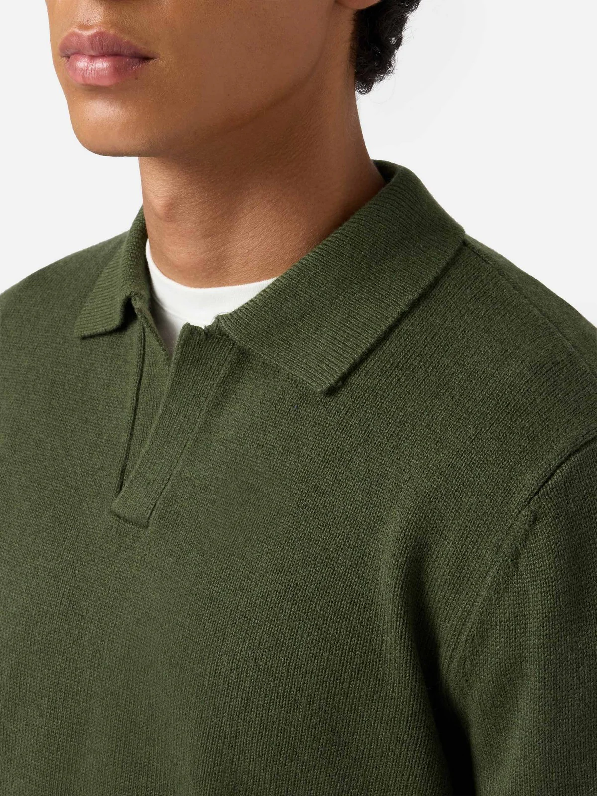 MC2 SAINT BARTH Polo Uomo  COVENT MERINOCASH 00011I 52 MILITARY - Image 3