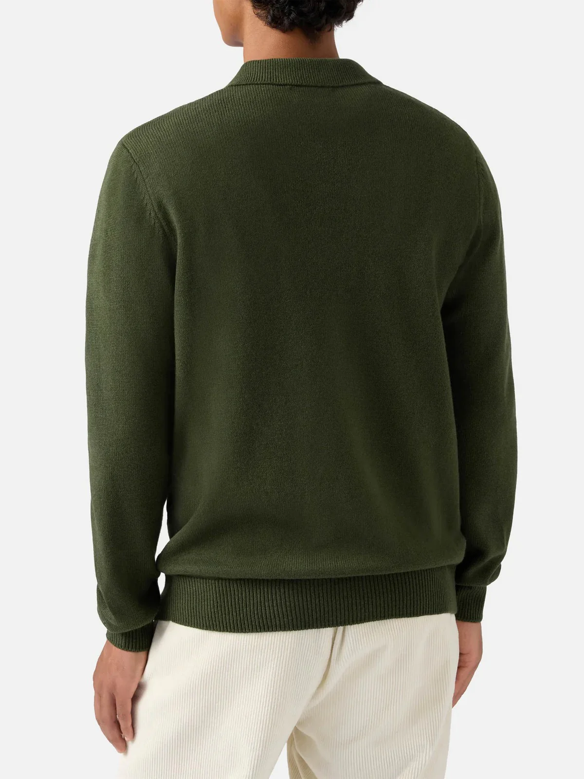 MC2 SAINT BARTH Polo Uomo  COVENT MERINOCASH 00011I 52 MILITARY - Image 5