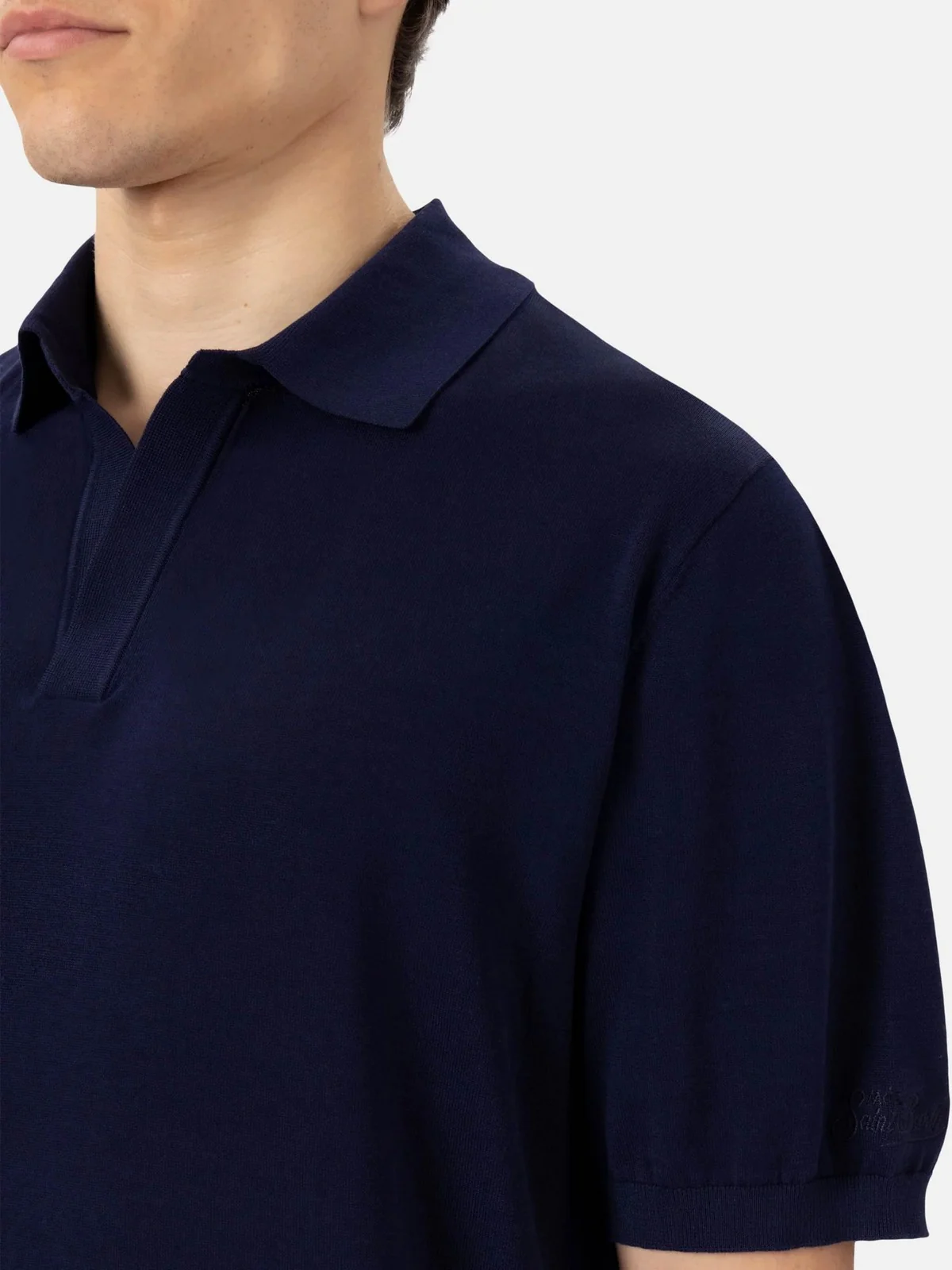 MC2 SAINT BARTH Polo Uomo  SLOAN 00151H Blu - Image 4