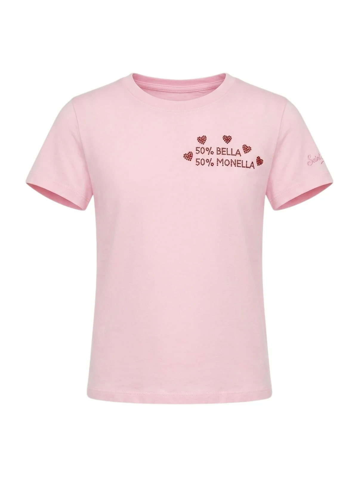 MC2 SAINT BARTH T-shirt Bambine e ragazze  EMILIE JR 04024L 50 BELLA 50 MONELLA 20 STRASS - Image 3