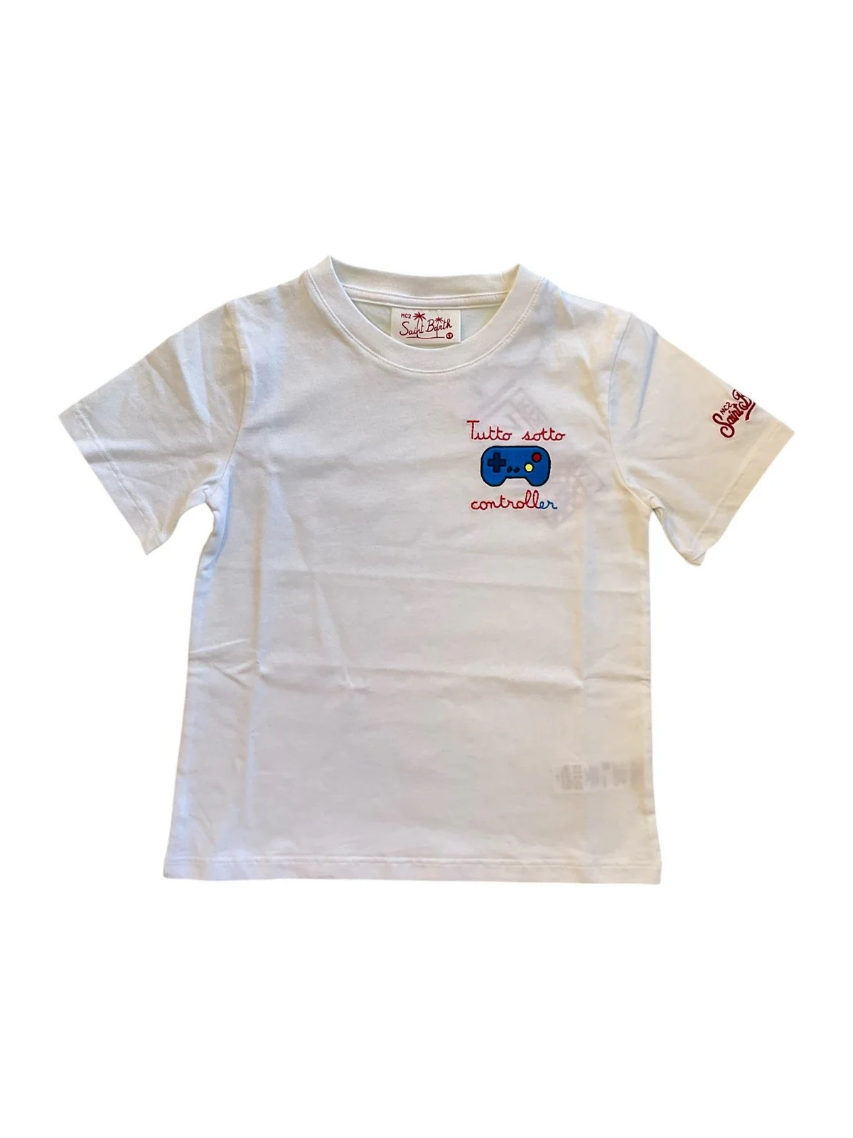 MC2 SAINT BARTH T-shirt Bambini e ragazzi  PORTOFINO JR 02877L SOTTO CONTROLLER 01N EMB - Image 4