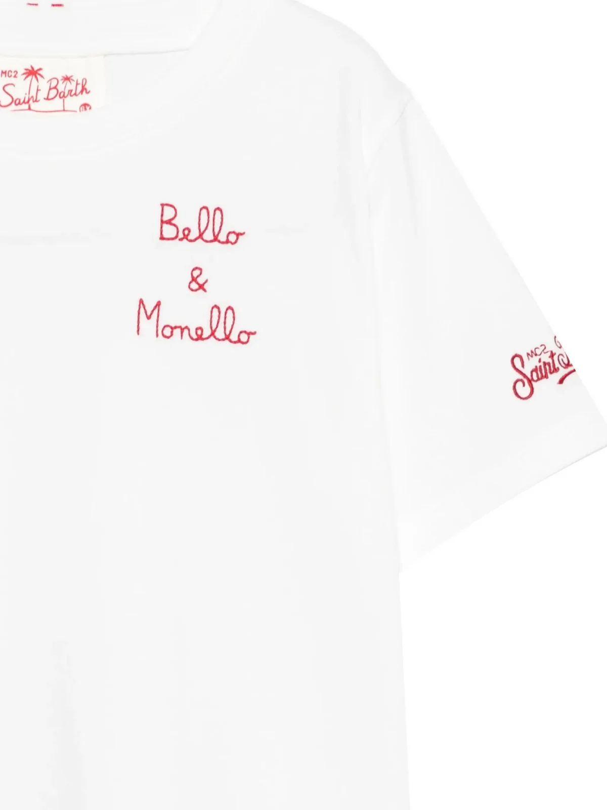 MC2 SAINT BARTH T-shirt Bambini e ragazzi  PORTOFINO JR 03681L BELLO MONELLO 01N EMB - Image 3
