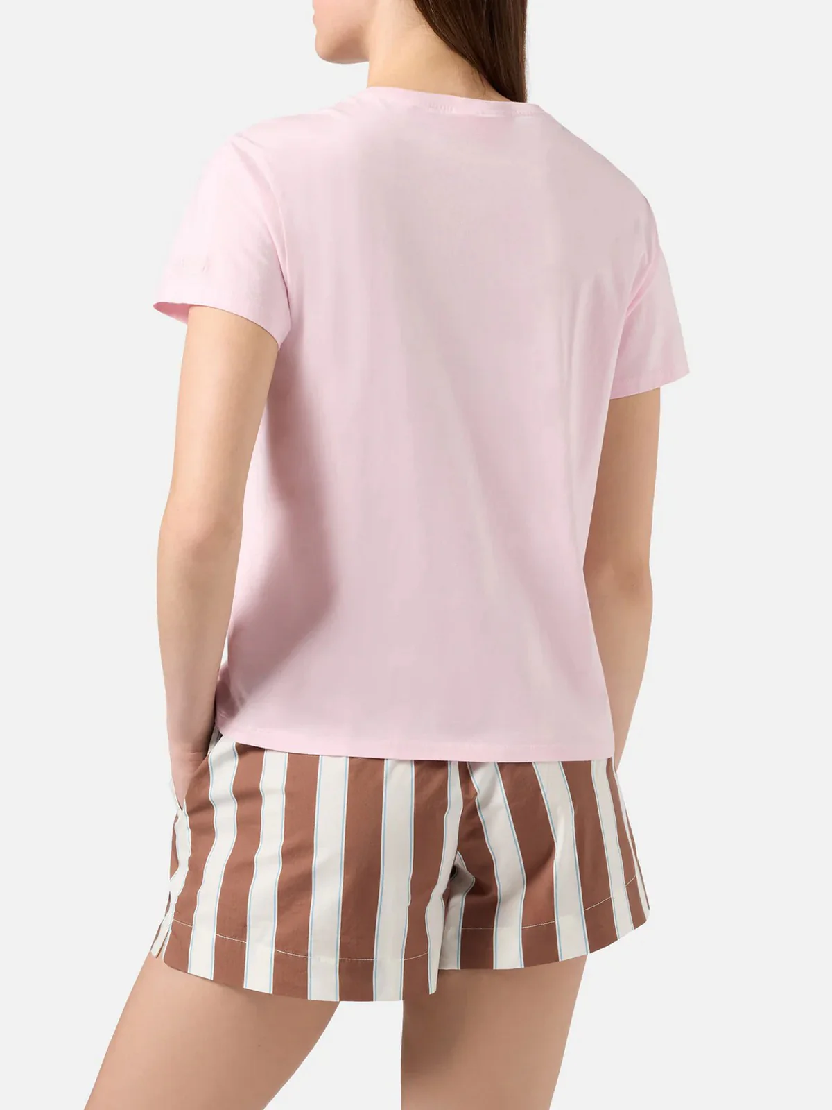 MC2 SAINT BARTH T-shirt Donna  EMILIE 01041L GIRANO PALE 20 CHARM EMB - Image 4