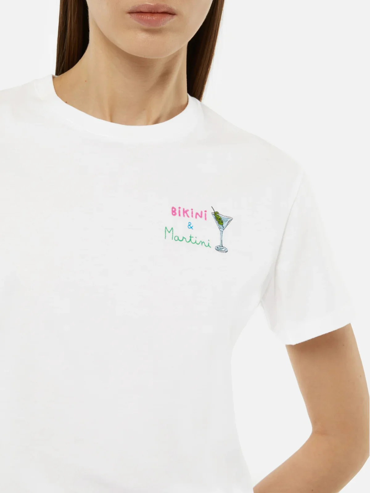 MC2 SAINT BARTH T-shirt Donna  EMILIE 03994H Bianco - Image 3
