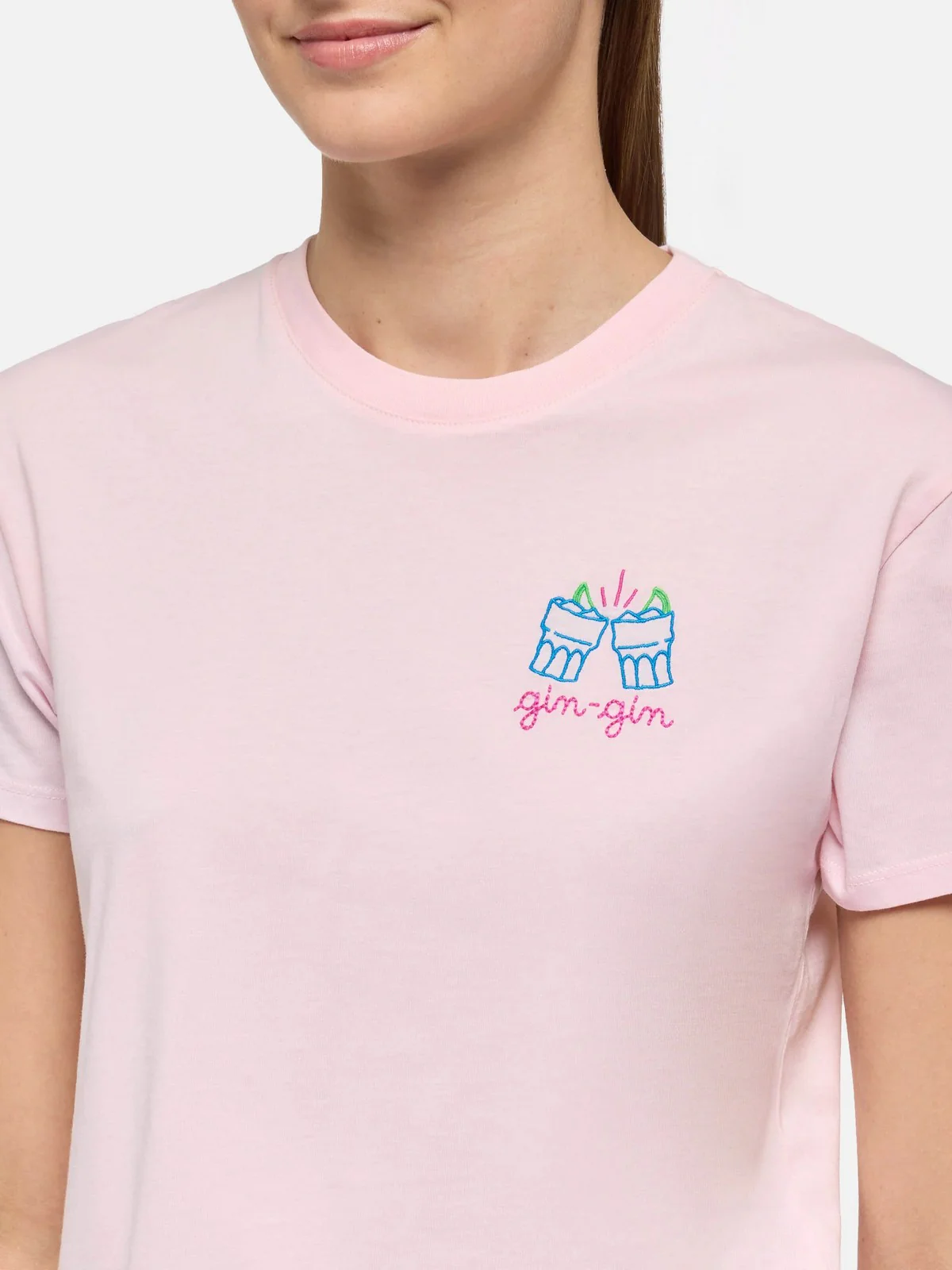 MC2 SAINT BARTH T-shirt Donna  EMILIE 05868H GIN GIN 20 EMB - Image 3