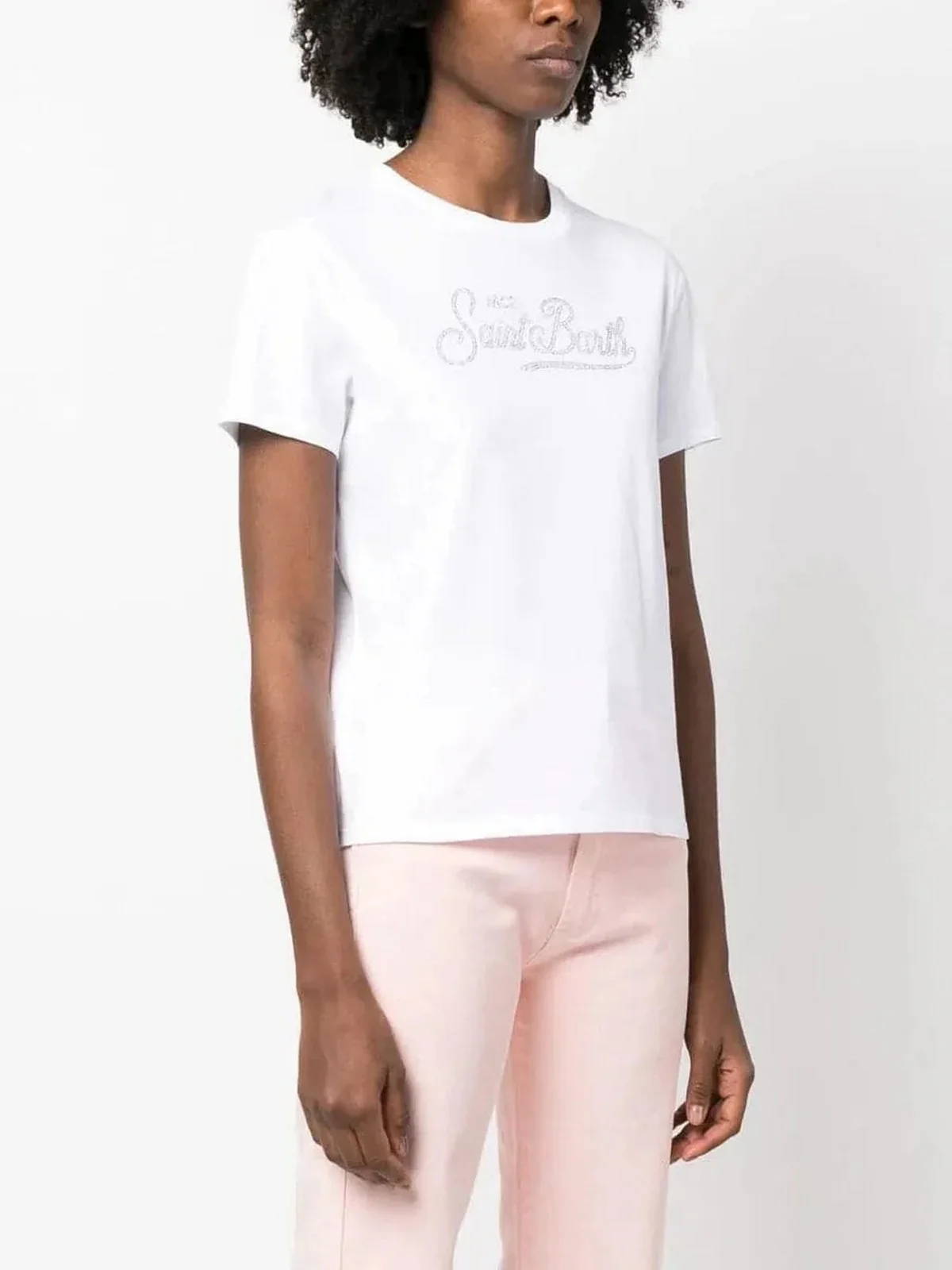 MC2 SAINT BARTH T-shirt Donna  EMILIE 06278H Bianco - Image 2