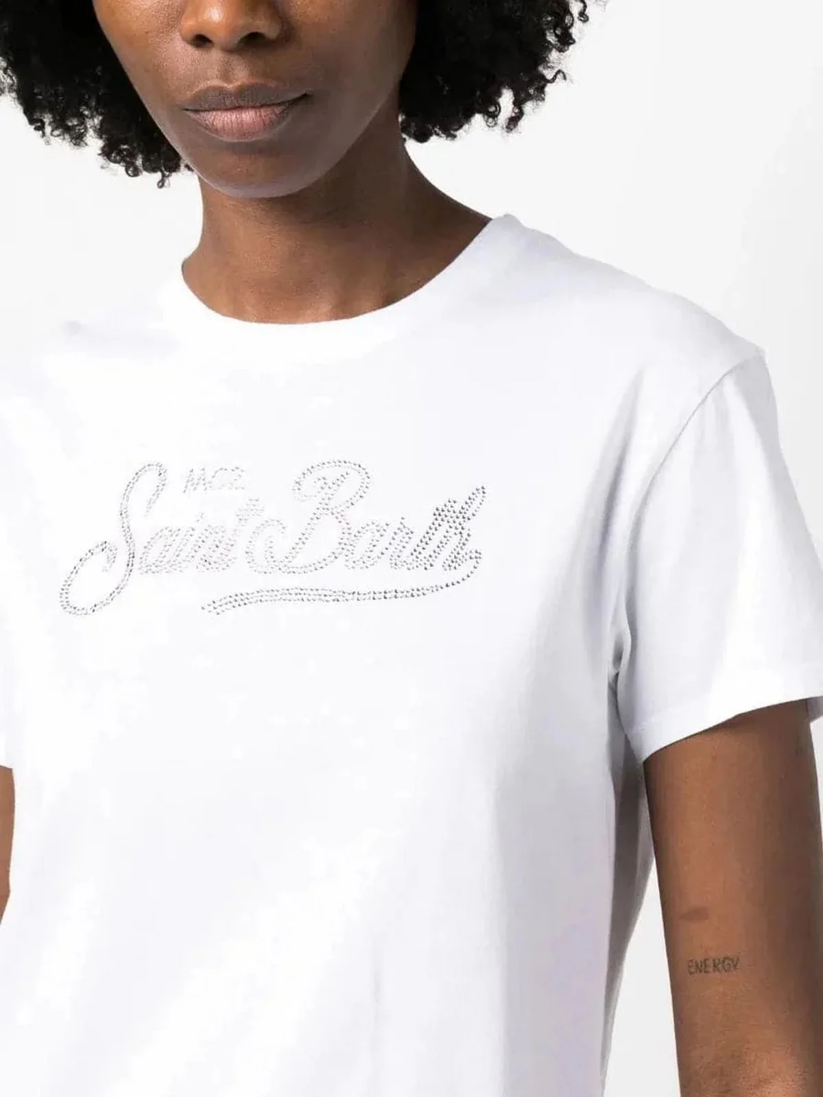 MC2 SAINT BARTH T-shirt Donna  EMILIE 06278H Bianco - Image 4
