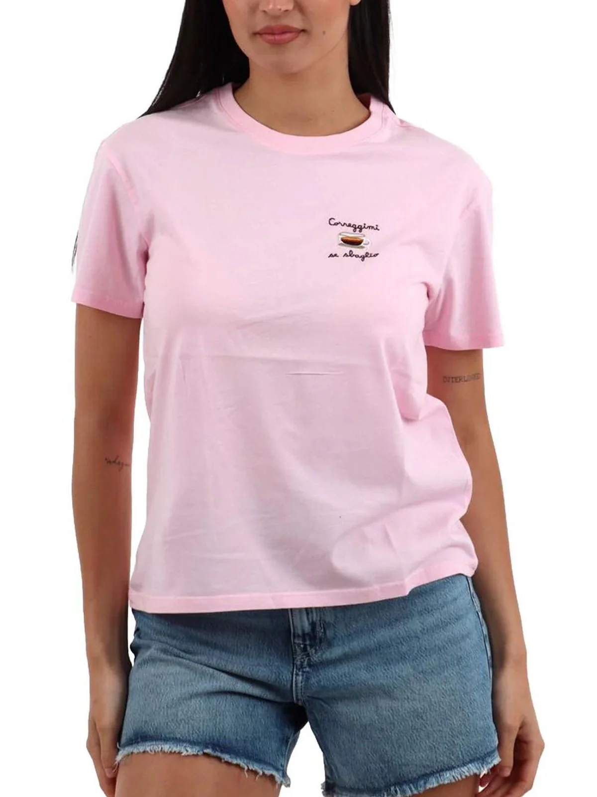 MC2 SAINT BARTH T-shirt Donna  EMILIE 09655L CORREGGIMI SBAGLIO 20 EMB - Image 2
