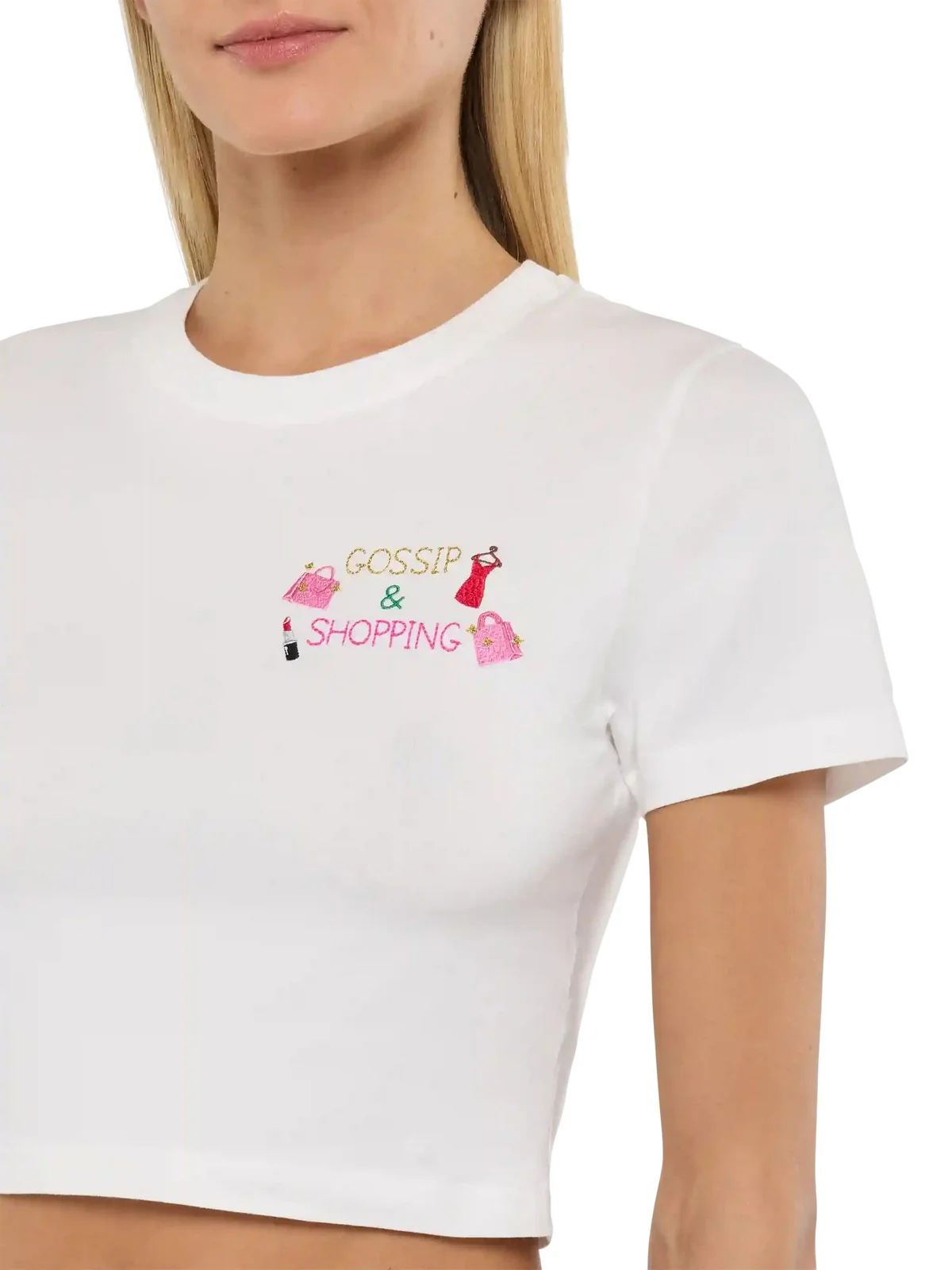 MC2 SAINT BARTH T-shirt Donna NIVES 06016H Bianco - Image 3