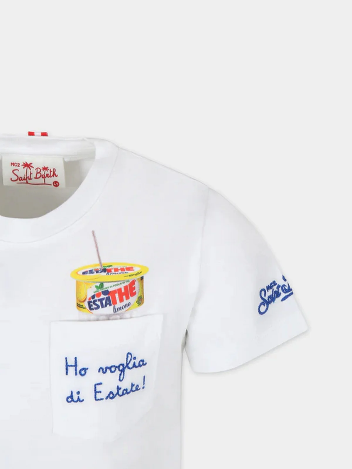 MC2 SAINT BARTH T-Shirt e Polo Bambini e ragazzi  EDDY 02688F Bianco - Image 3