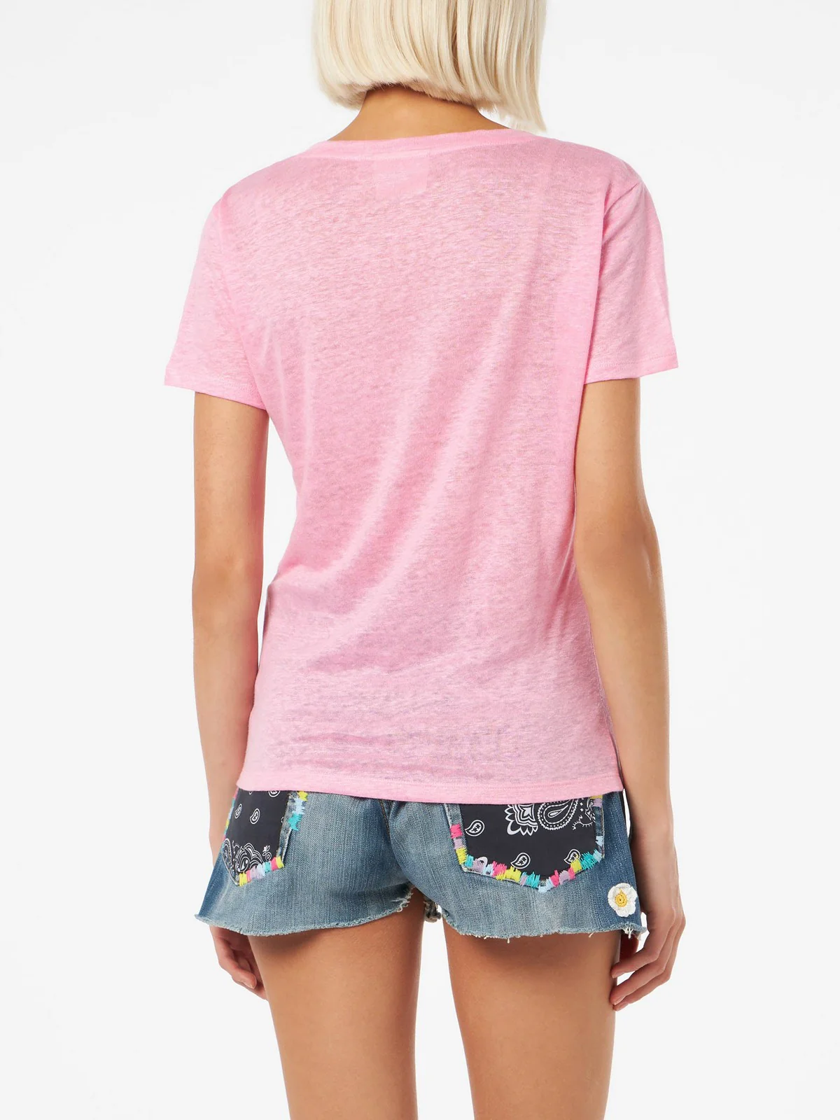 MC2 SAINT BARTH T-Shirt e Polo Donna  ELOISE 00041F Rosa - Image 4