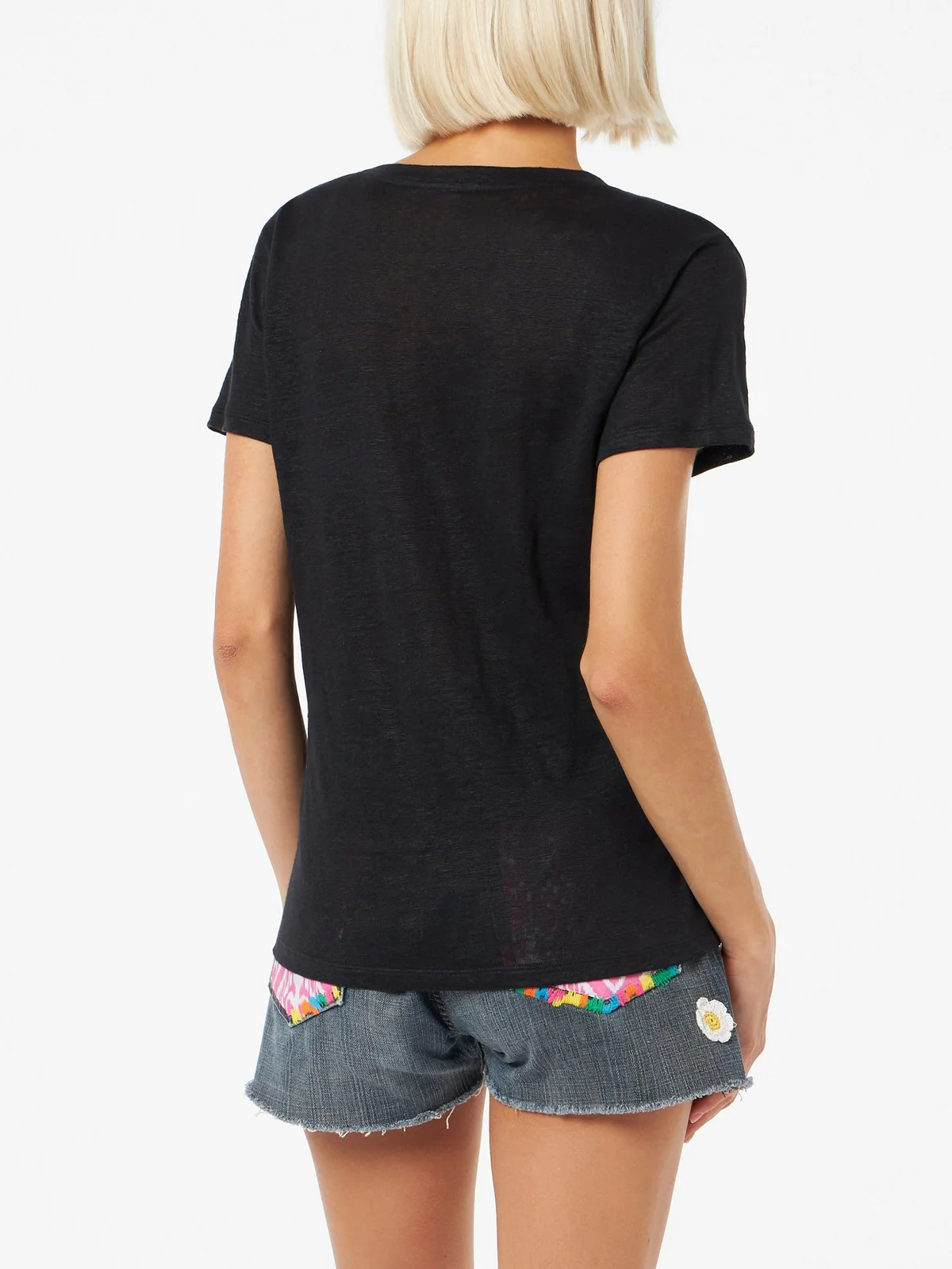 MC2 SAINT BARTH T-Shirt e Polo Donna  ELOISE 01338F Nero - Image 3