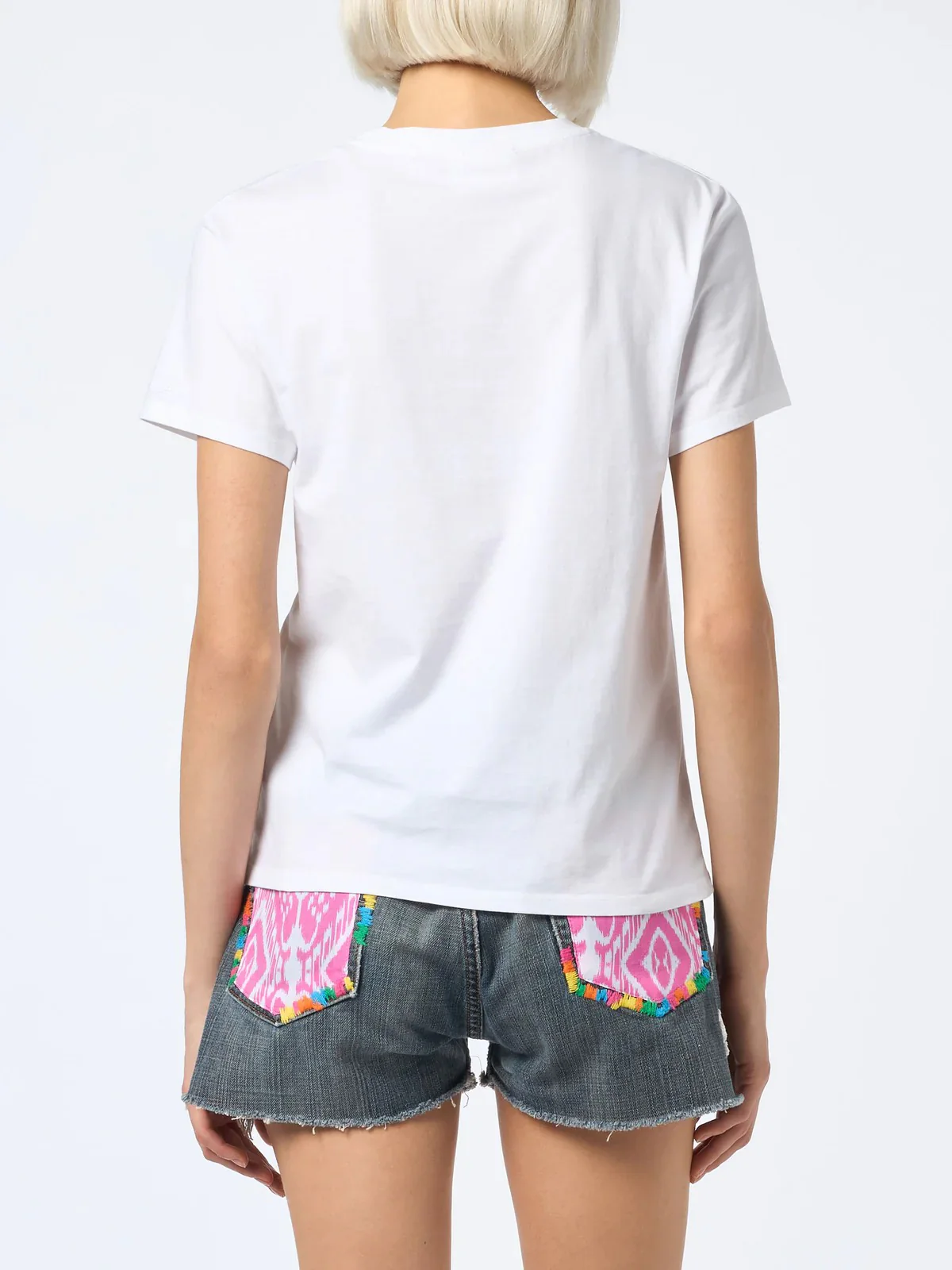 MC2 SAINT BARTH T-Shirt e Polo Donna EMILIE 03053F Bianco - Image 3