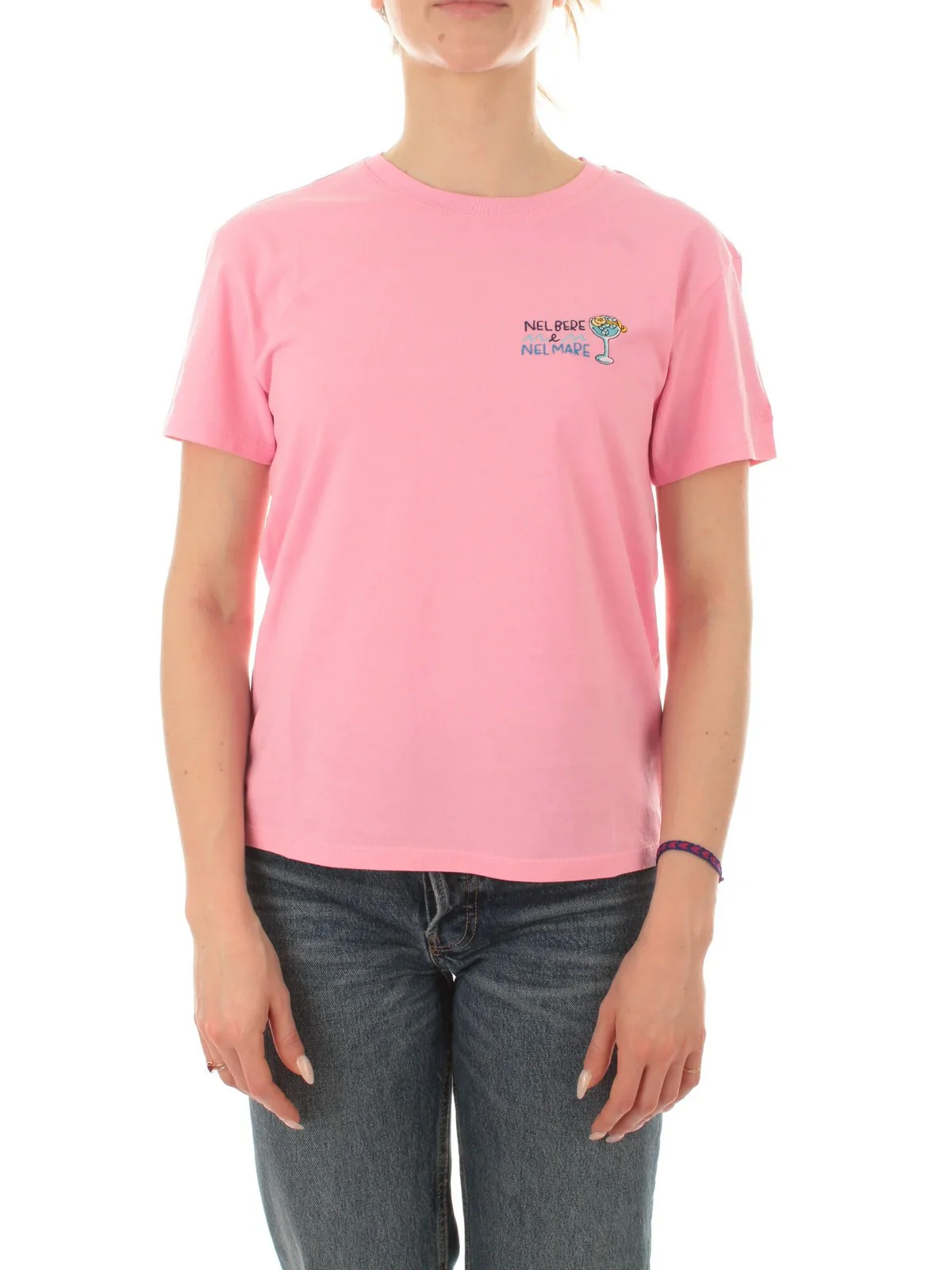 MC2 SAINT BARTH T-Shirt e Polo Donna  EMILIE 04962F Rosa - Image 3