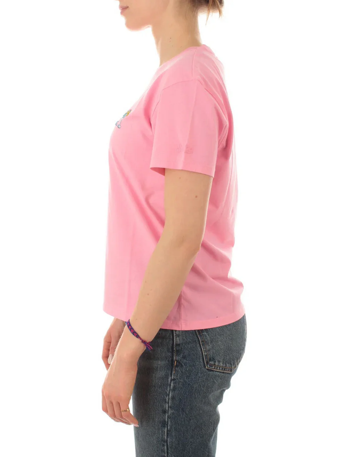 MC2 SAINT BARTH T-Shirt e Polo Donna  EMILIE 04962F Rosa - Image 4