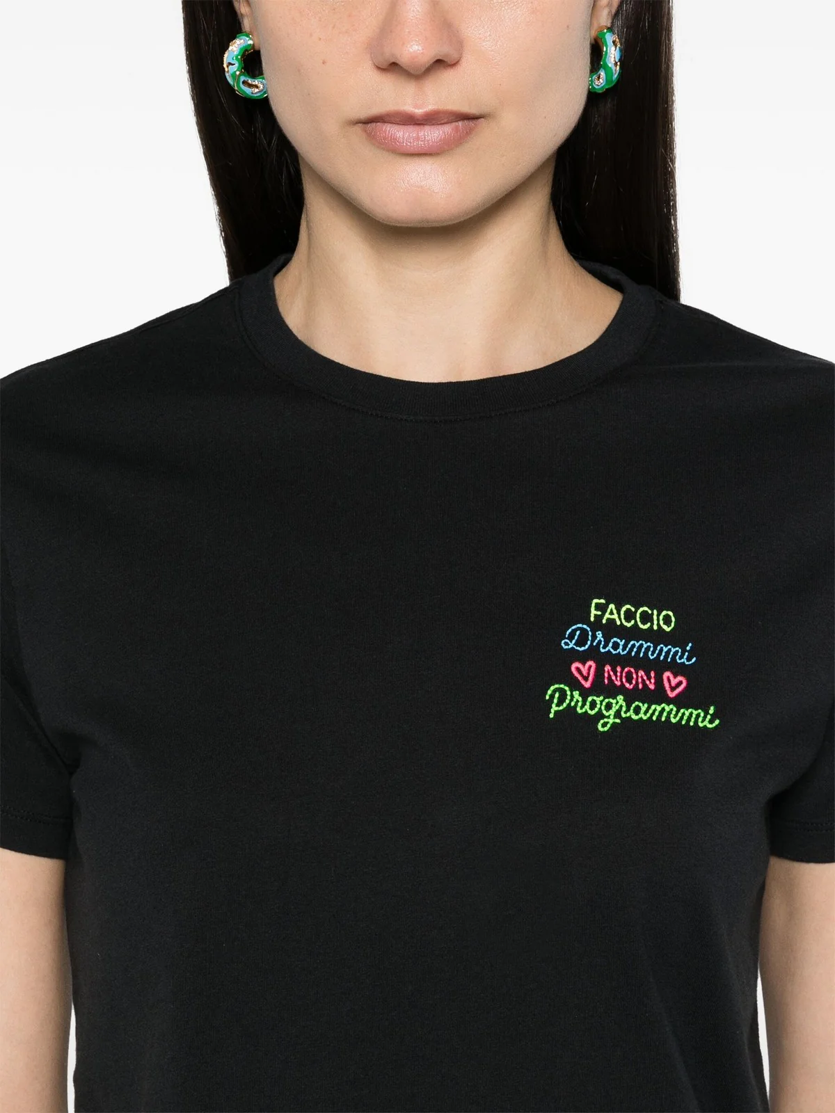 MC2 SAINT BARTH T-Shirt e Polo Donna  EMILIE 04963F Nero - Image 4