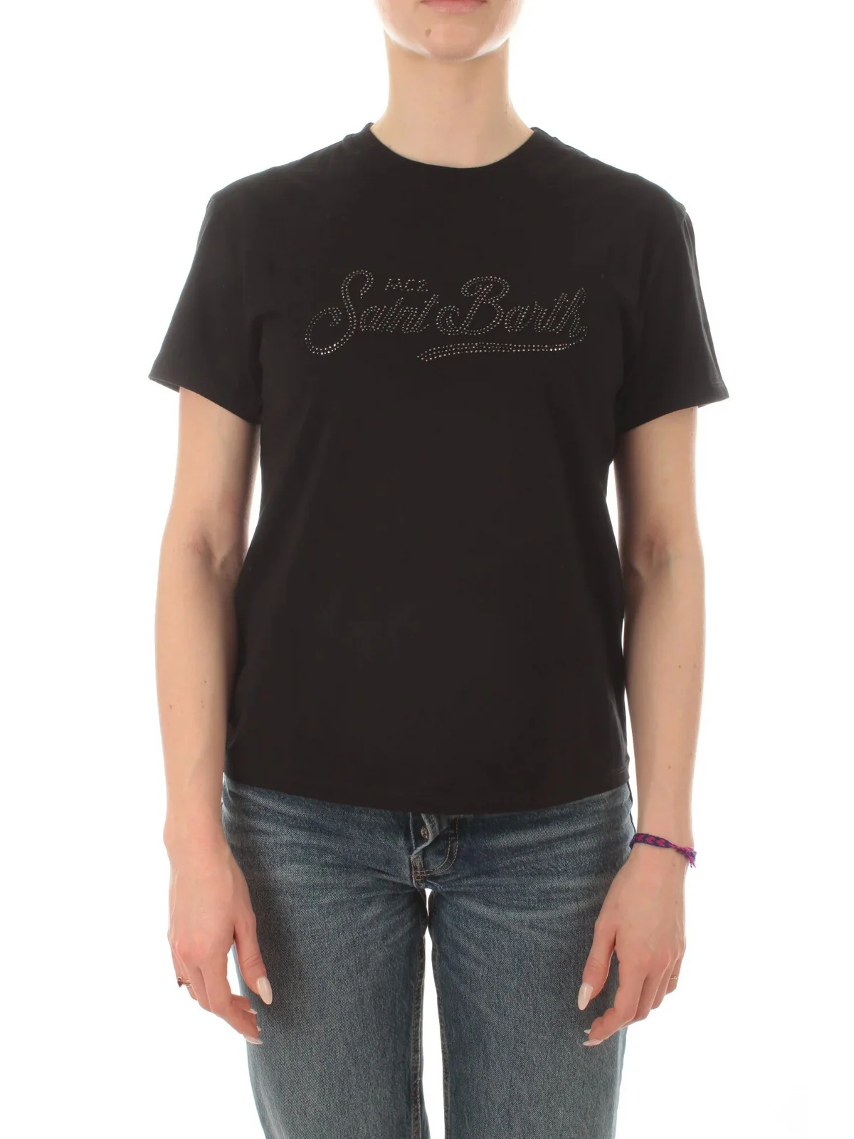 MC2 SAINT BARTH T-Shirt e Polo Donna  EMILIE 05141F Nero - Image 2