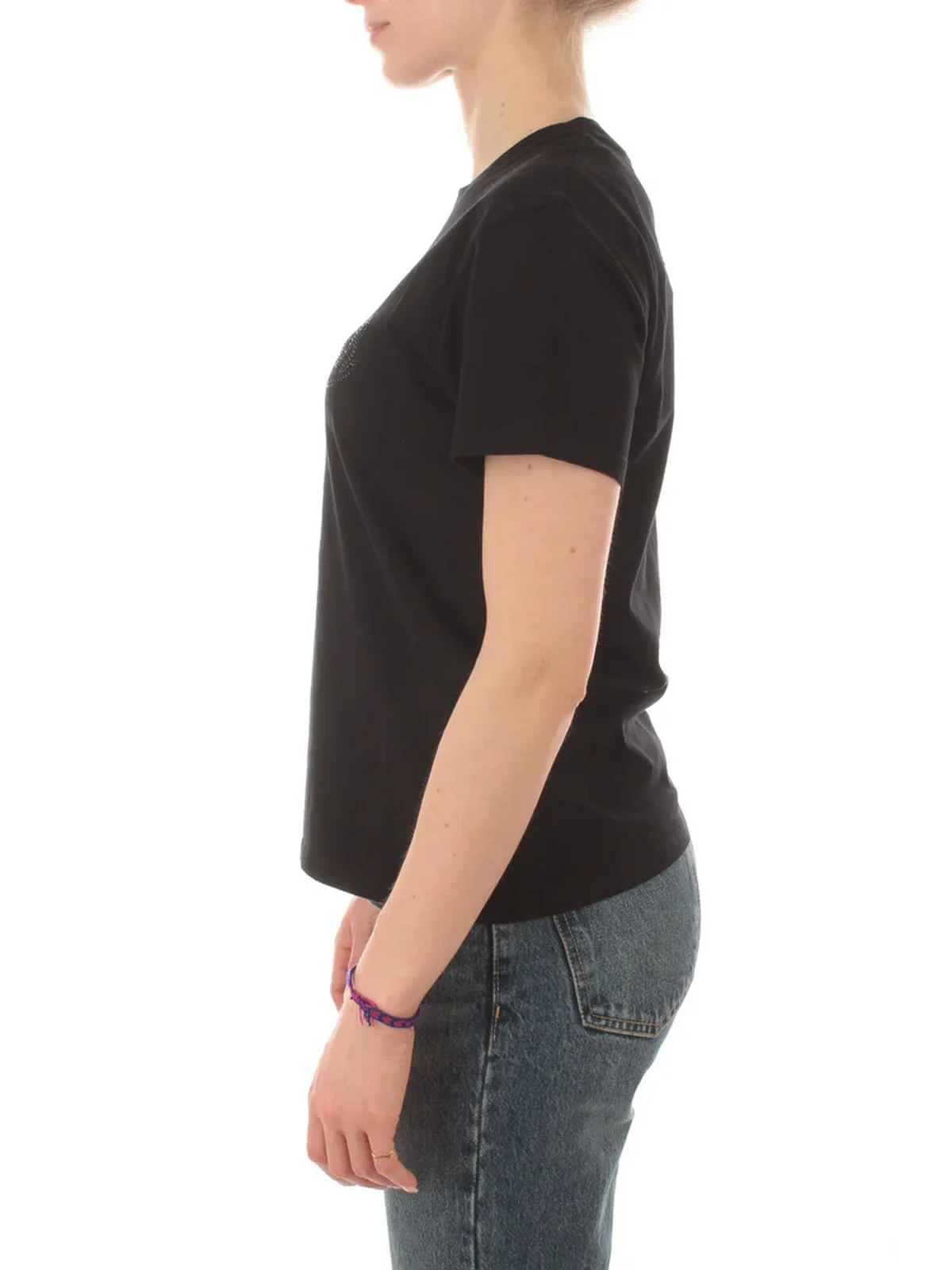 MC2 SAINT BARTH T-Shirt e Polo Donna  EMILIE 05141F Nero - Image 3