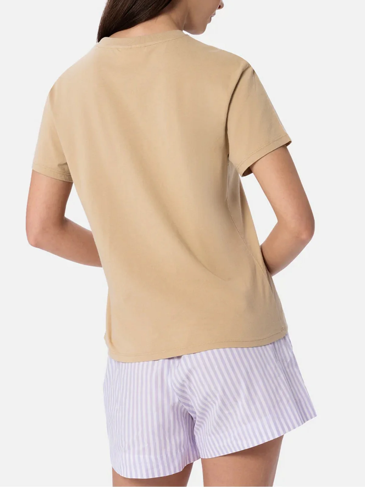 MC2 SAINT BARTH T-Shirt e Polo Donna  EMILIE 05143F Beige - Image 4