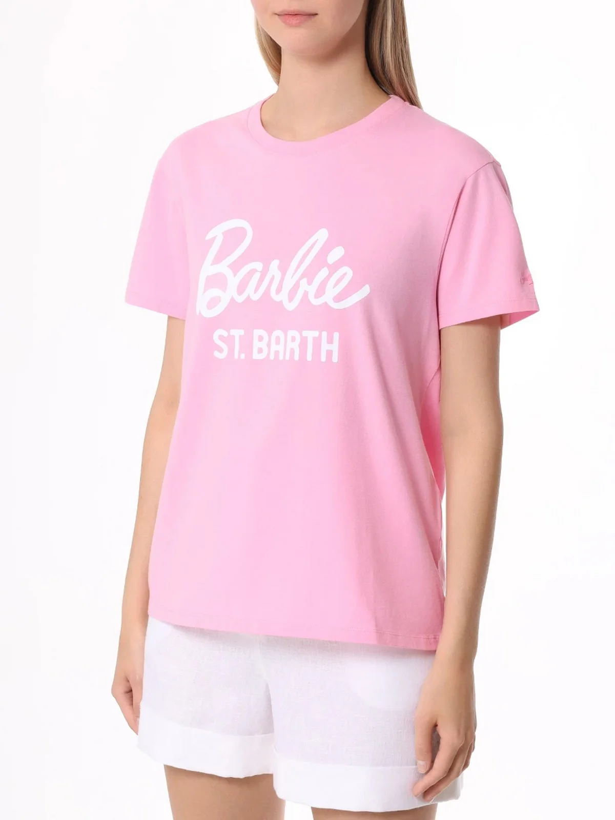 MC2 SAINT BARTH T-Shirt e Polo Donna EMILIE 05556F Rosa - Image 3