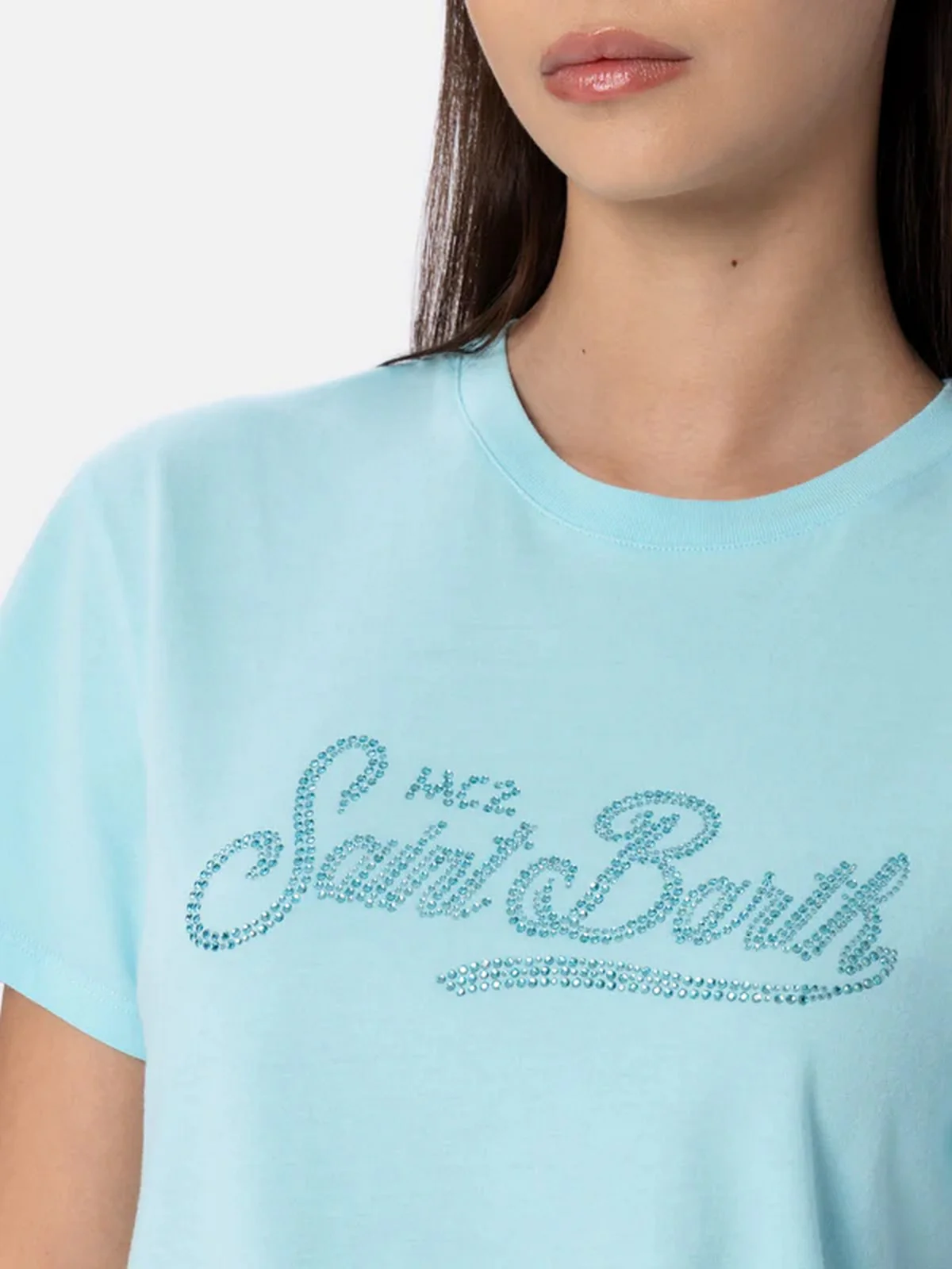 MC2 SAINT BARTH T-Shirt e Polo Donna EMILIE 05684F Verde - Image 5