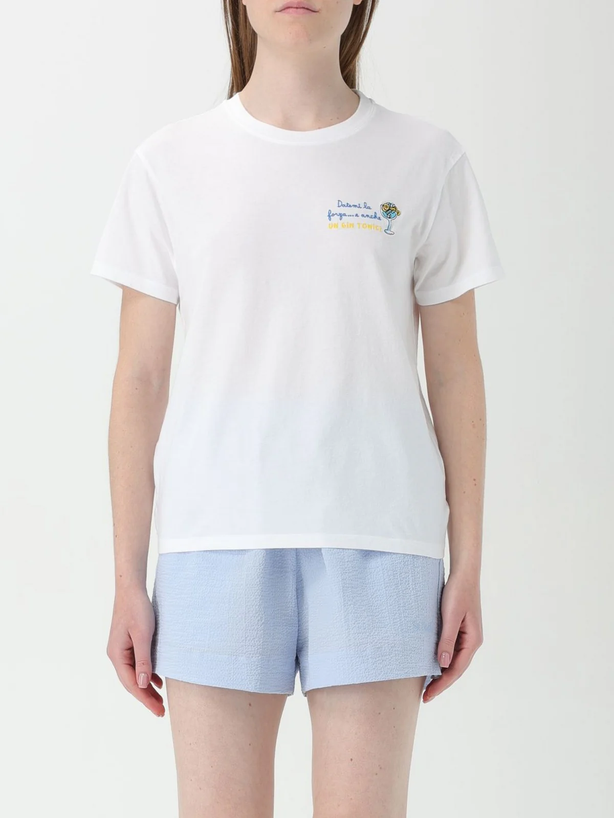 MC2 SAINT BARTH T-Shirt e Polo Donna EMILIE 05715F Bianco - Image 3