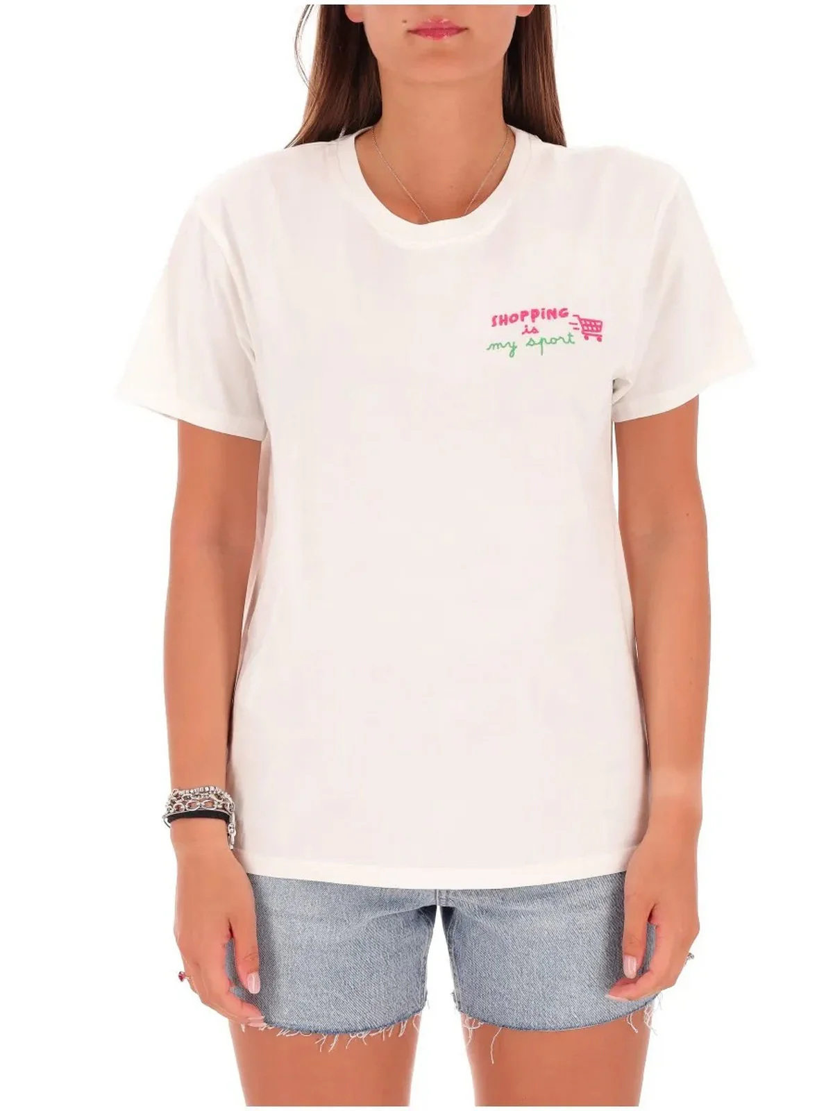 MC2 SAINT BARTH T-Shirt e Polo Donna  EMILIE 05754F Bianco - Image 4