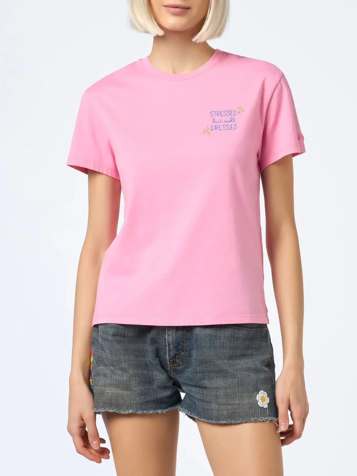 MC2 SAINT BARTH T-Shirt e Polo Donna  EMILIE 05760F Rosa - Image 2