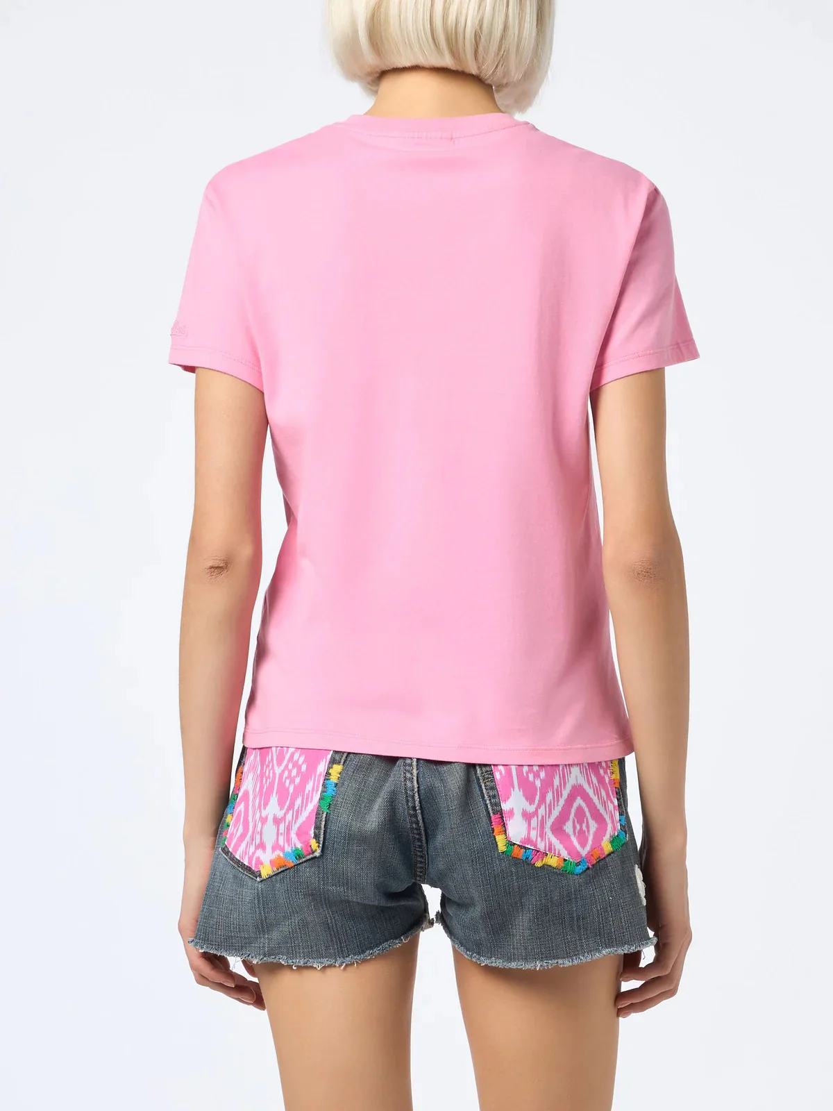 MC2 SAINT BARTH T-Shirt e Polo Donna  EMILIE 05760F Rosa - Image 3