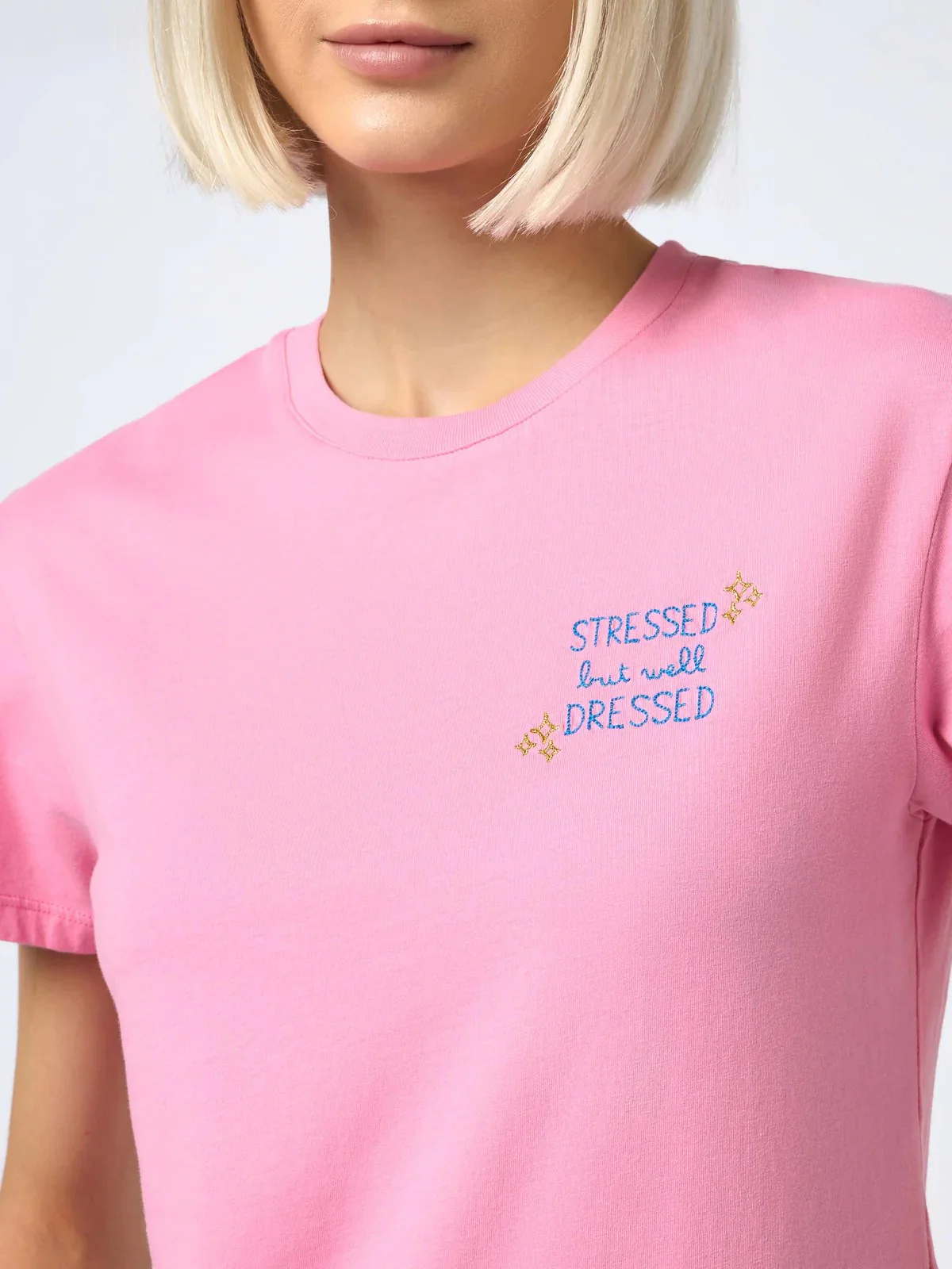MC2 SAINT BARTH T-Shirt e Polo Donna  EMILIE 05760F Rosa - Image 4