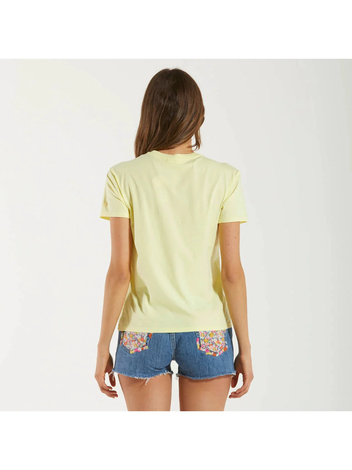 MC2 SAINT BARTH T-Shirt e Polo Donna  EMILIE 09829F Giallo - Image 3