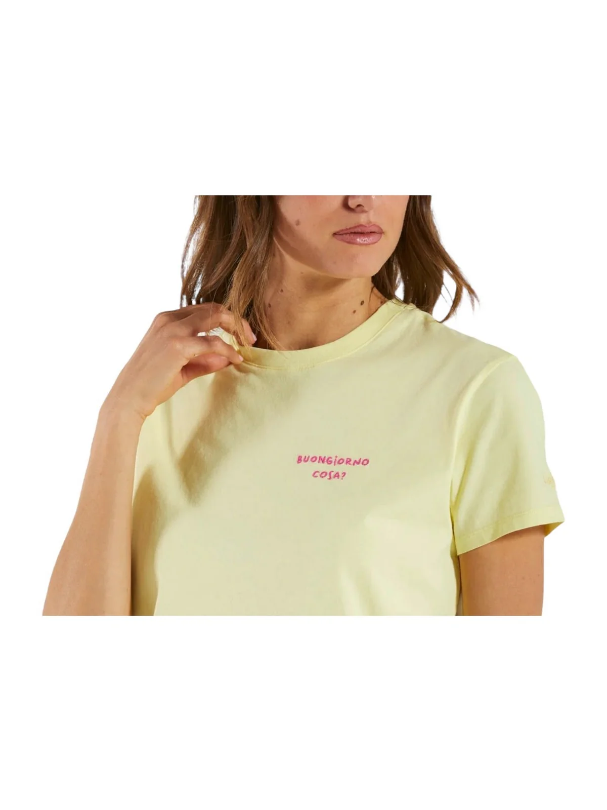 MC2 SAINT BARTH T-Shirt e Polo Donna  EMILIE 09829F Giallo - Image 4