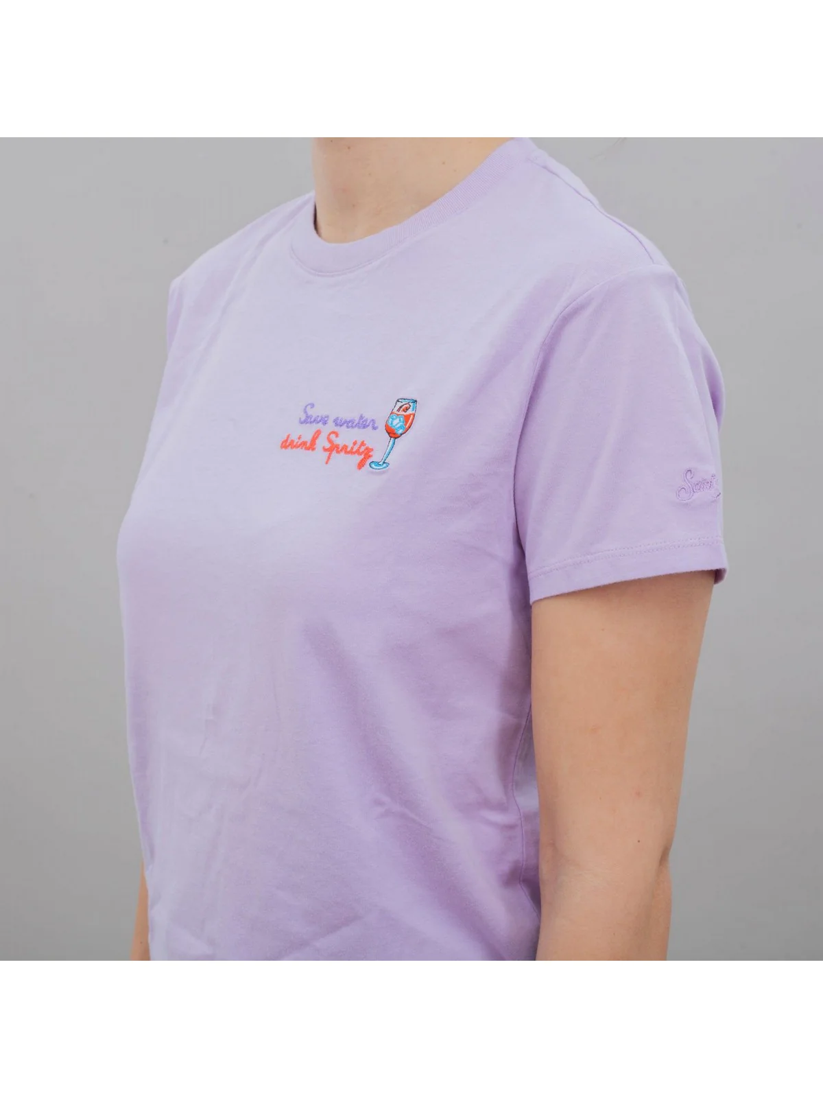 MC2 SAINT BARTH T-Shirt e Polo Donna  EMILIE 09855F Viola - Image 4