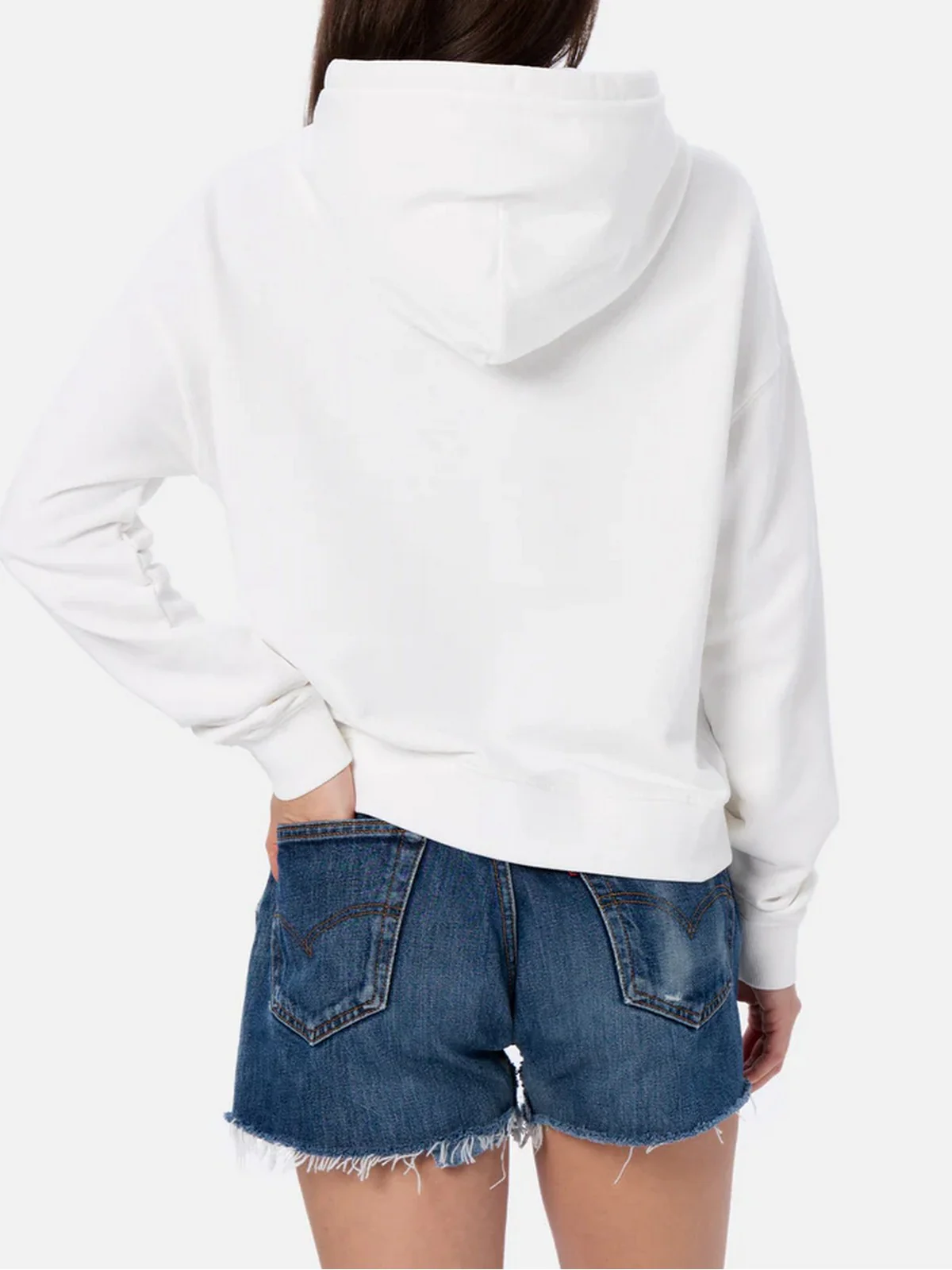 MC2 SAINT BARTH Felpa Donna  MINDY LIGHT 05557F Bianco - Image 4