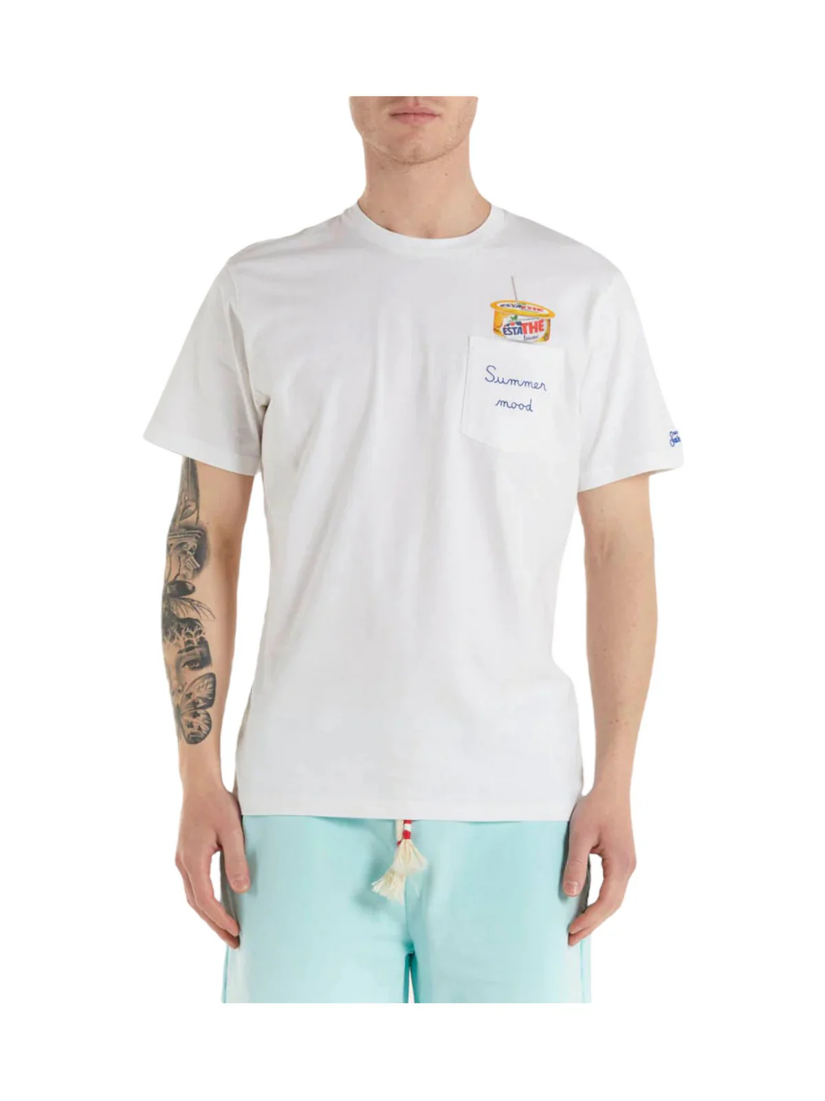 MC2 SAINT BARTH T-Shirt e Polo Uomo  AUSTIN 00175D Bianco - Image 2