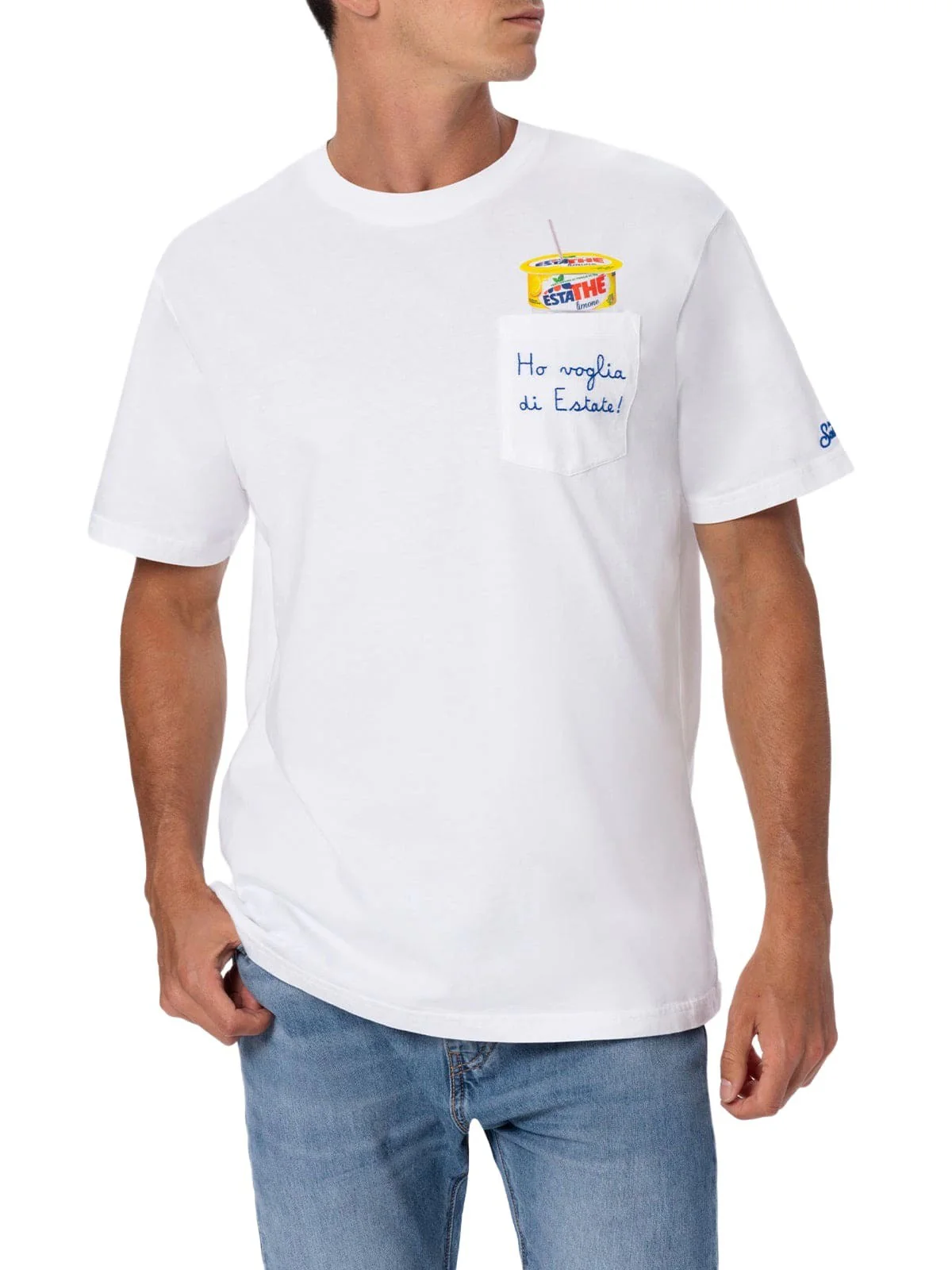 MC2 SAINT BARTH T-Shirt e Polo Uomo AUSTIN 02688F ESTATHE 01N EMB - Image 2