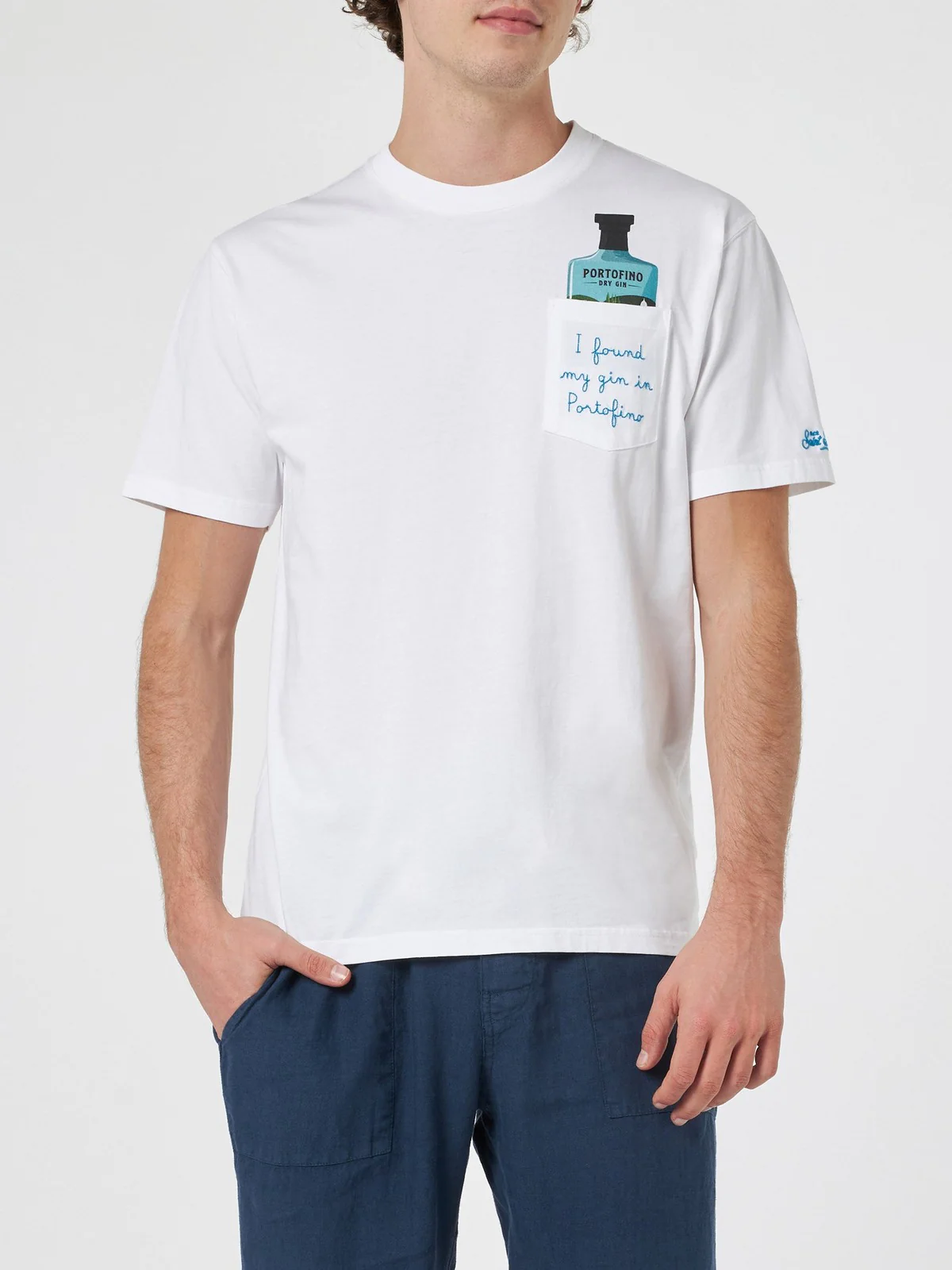 MC2 SAINT BARTH T-Shirt e Polo Uomo  AUSTIN 04269F Bianco - Image 3
