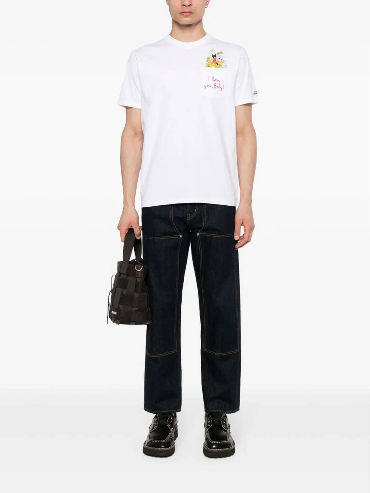 MC2 SAINT BARTH T-Shirt e Polo Uomo  AUSTIN 04830F Bianco - Image 5