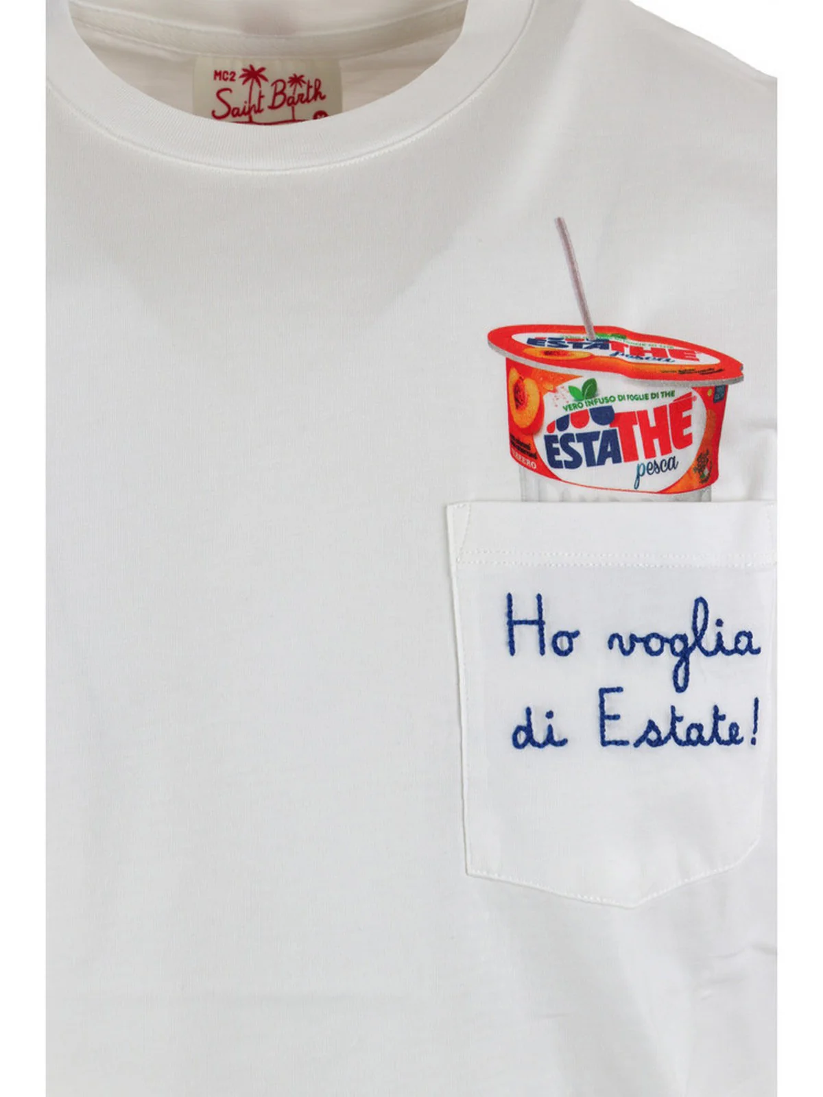 MC2 SAINT BARTH T-Shirt e Polo Uomo  AUSTIN 06239D Bianco - Image 2