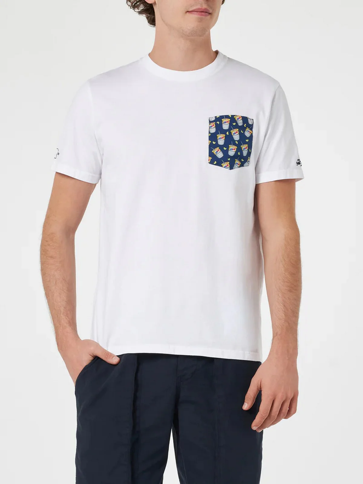 MC2 SAINT BARTH T-Shirt e Polo Uomo  BLANCHE 02690F Bianco - Image 2
