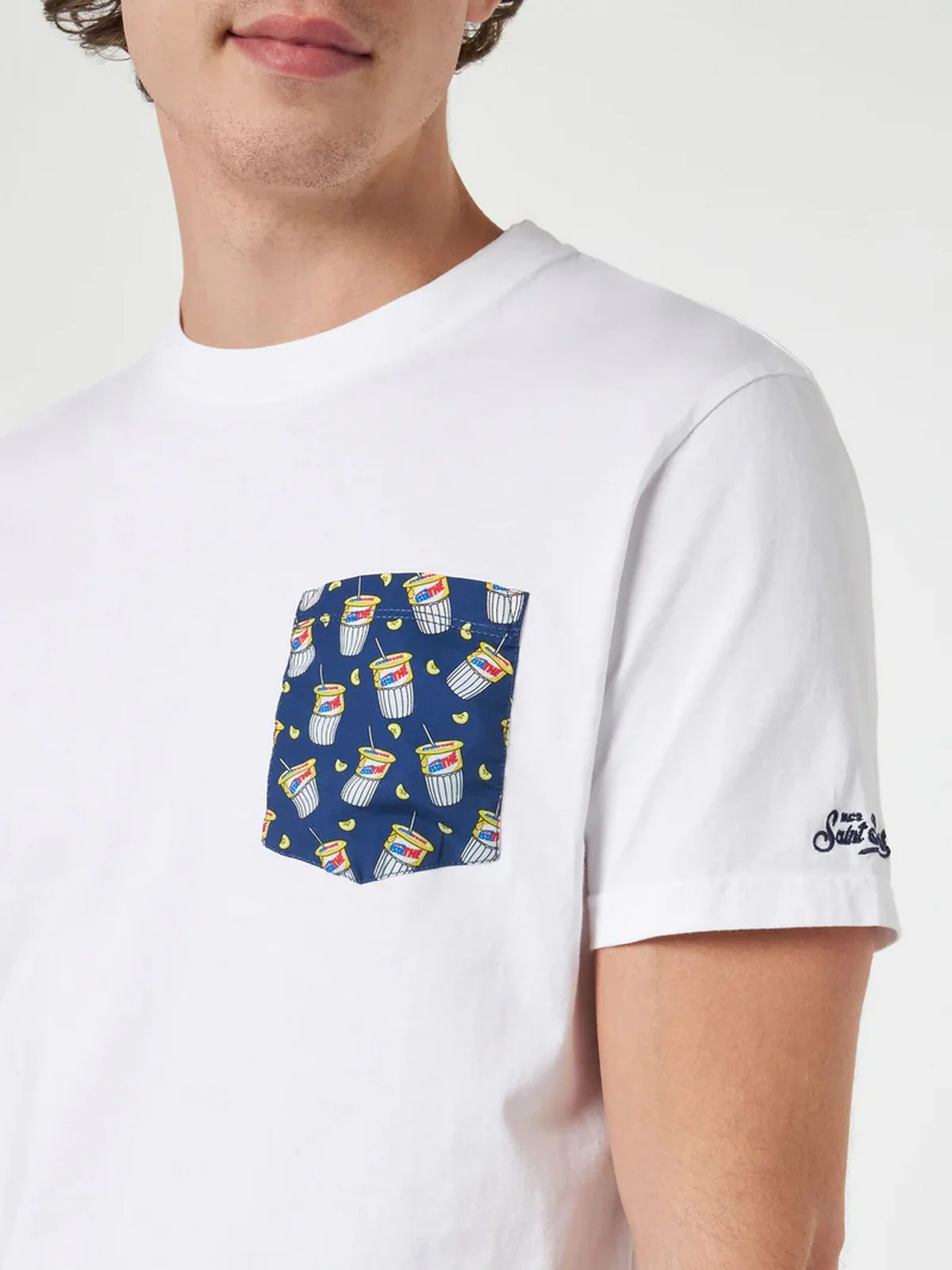 MC2 SAINT BARTH T-Shirt e Polo Uomo  BLANCHE 02690F Bianco - Image 3