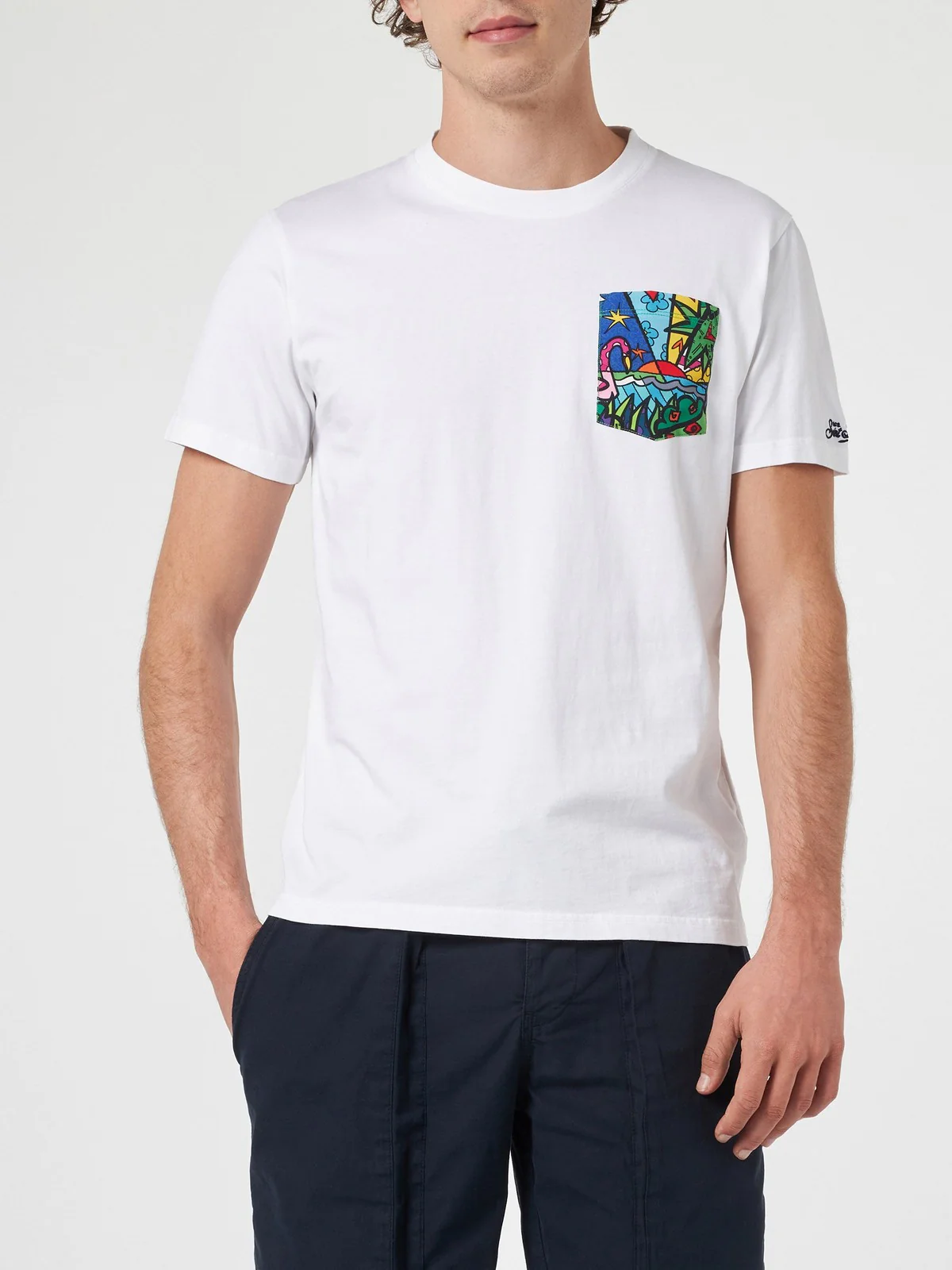MC2 SAINT BARTH T-Shirt e Polo Uomo  BLANCHE 04728F Bianco - Image 3