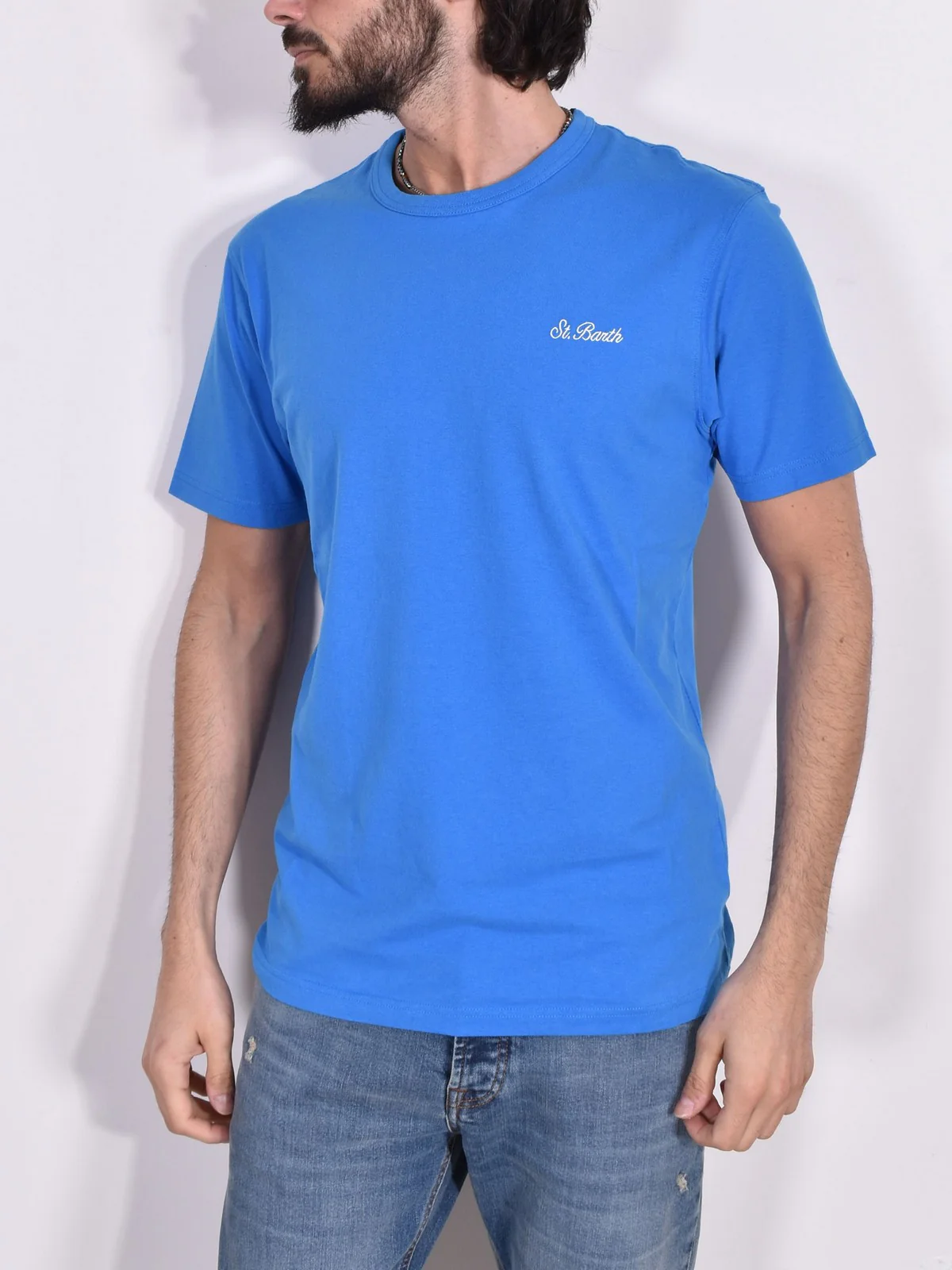 MC2 SAINT BARTH T-Shirt e Polo Uomo  DOVER 01359F Blu - Image 2