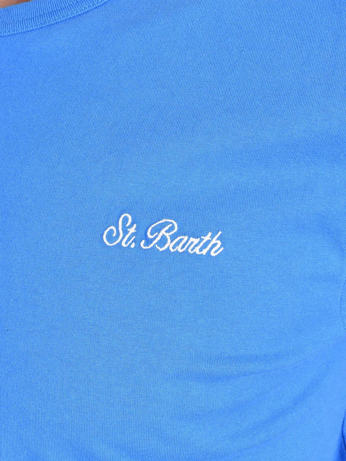 MC2 SAINT BARTH T-Shirt e Polo Uomo  DOVER 01359F Blu - Image 4