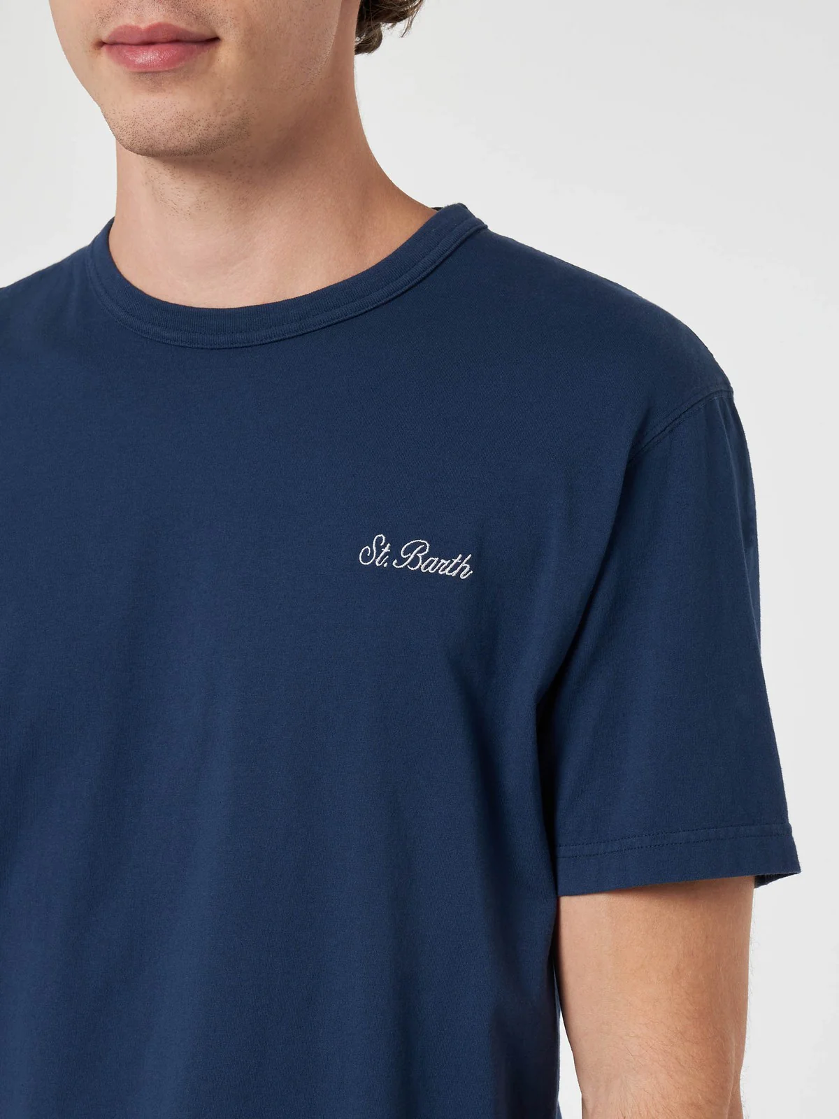 MC2 SAINT BARTH T-Shirt e Polo Uomo  DOVER 01793F Blu - Image 2
