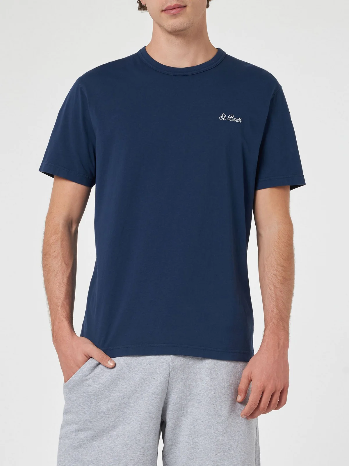 MC2 SAINT BARTH T-Shirt e Polo Uomo  DOVER 01793F Blu - Image 3